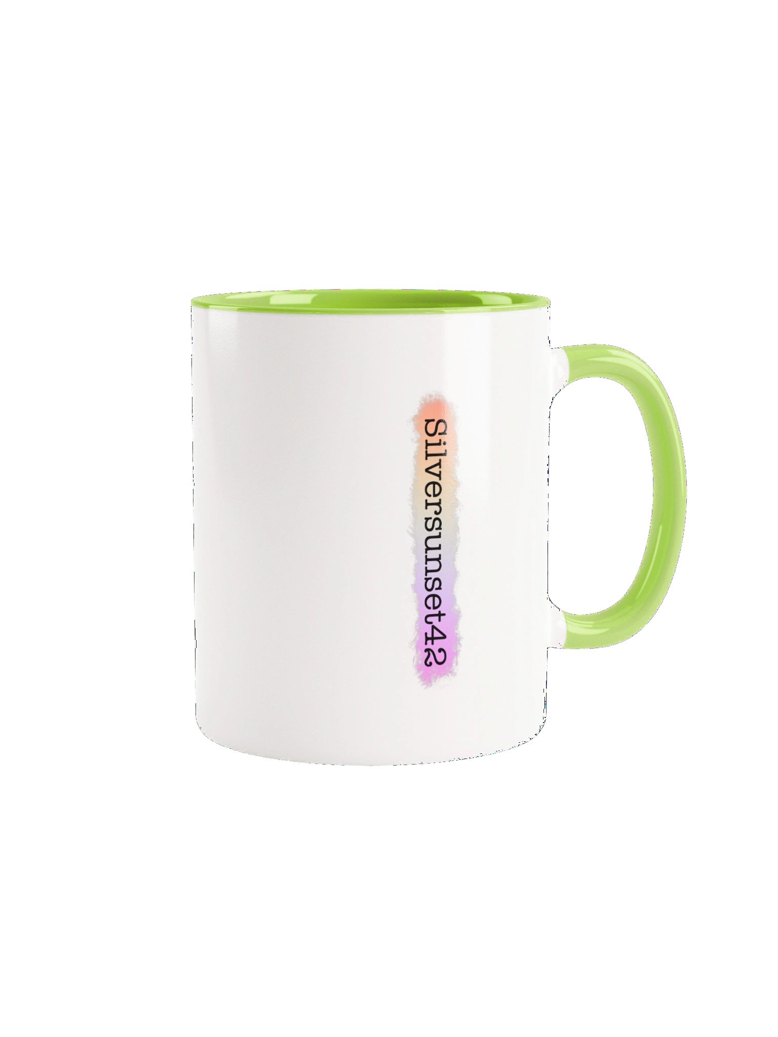 Logo mug with green inner product image (37)