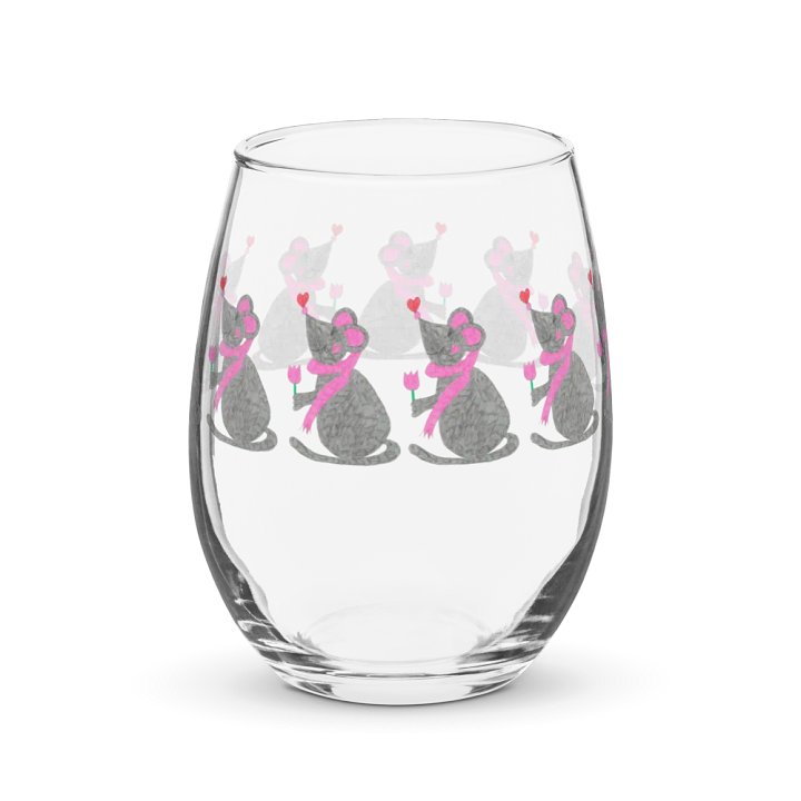 Tulip mouse Stemless Wine Glass product image (2)