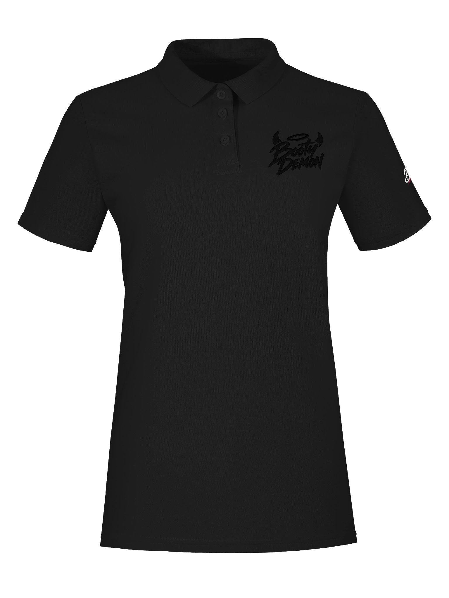 Booty Demon Stealth Women's Embroidered Polo product image (7)