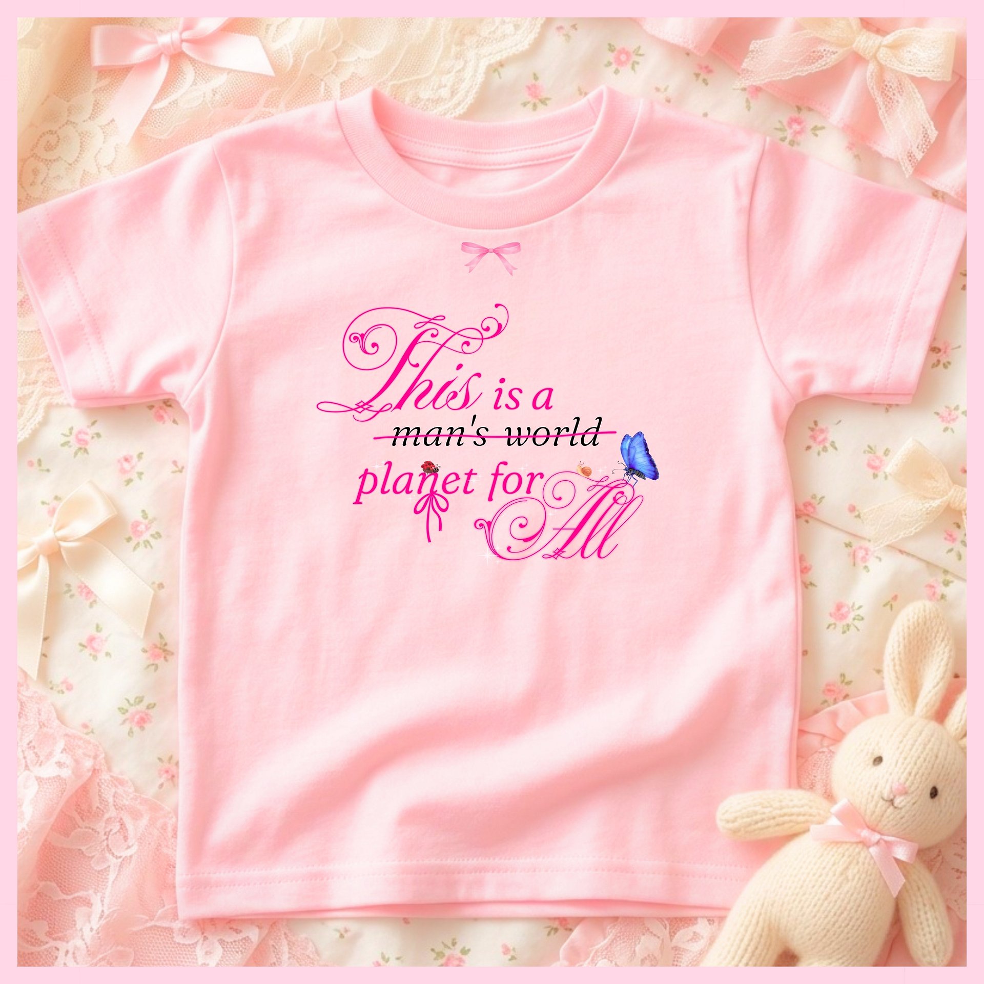 This is a Planet for All🩷Super Soft🪽T-shirt🩷 product image (1)