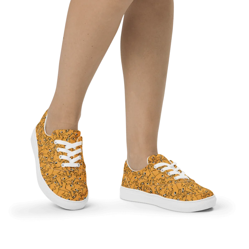 Dino Nuggies Lace-Up Canvas Shoes [Women's Sizes] product image (2)