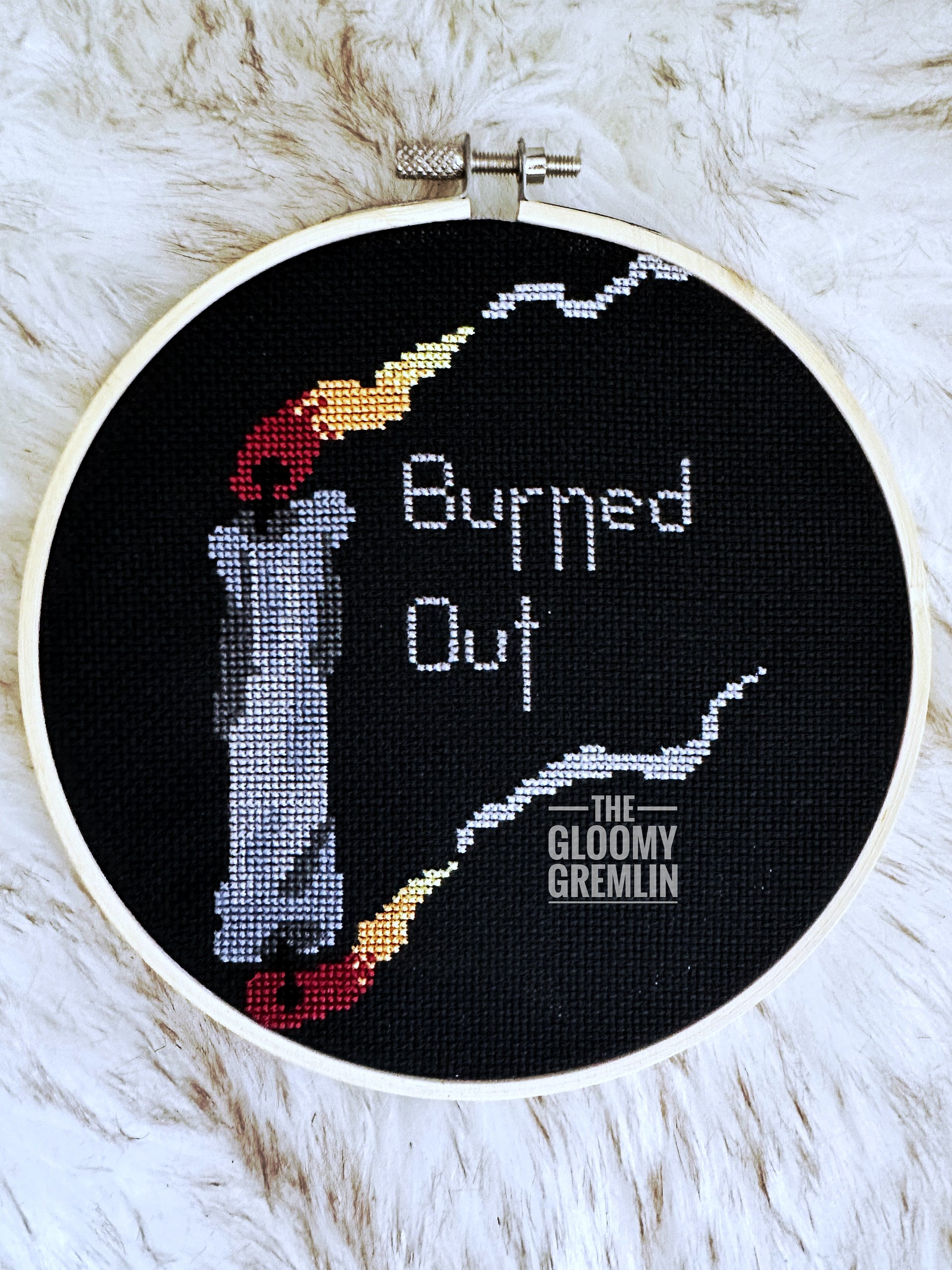 Burned Out - Cross Stitch Pattern product image (1)