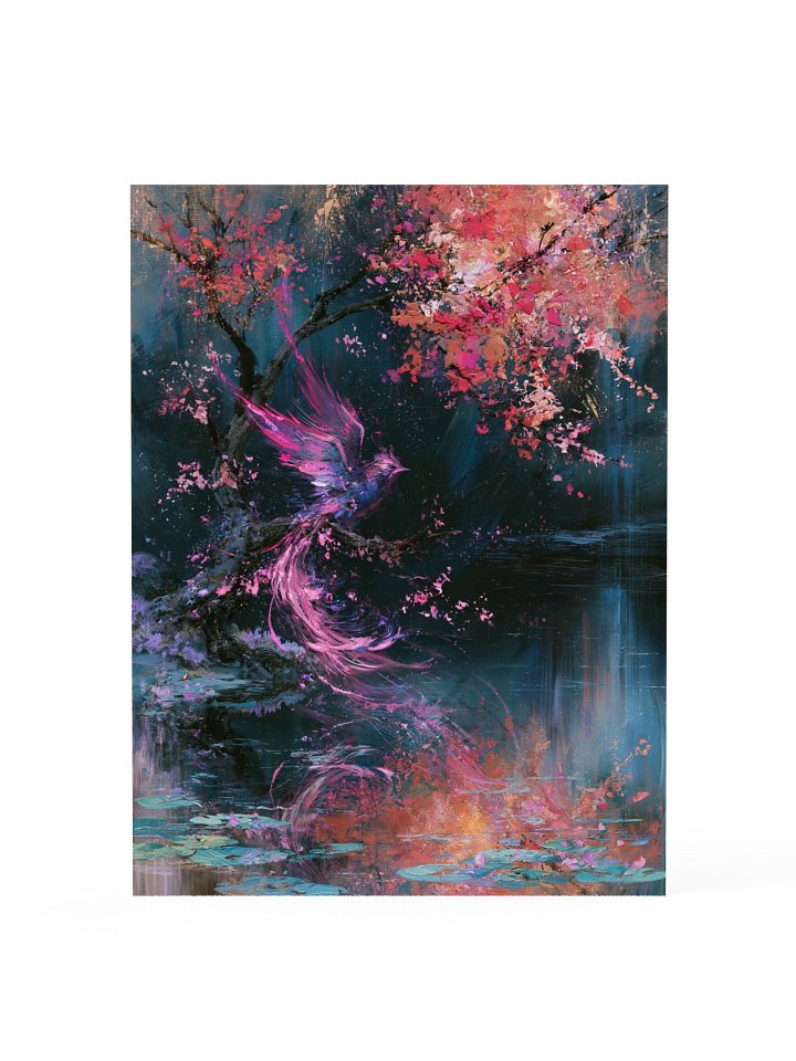 Fantasy Bird Art Print — Blossom Pond Bird