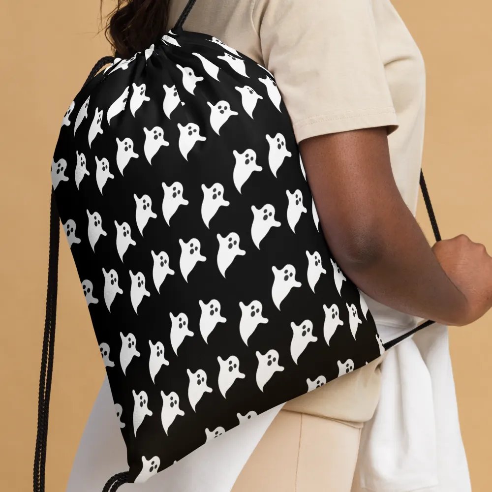 Ghostly Encounter Drawstring Bag product image (4)