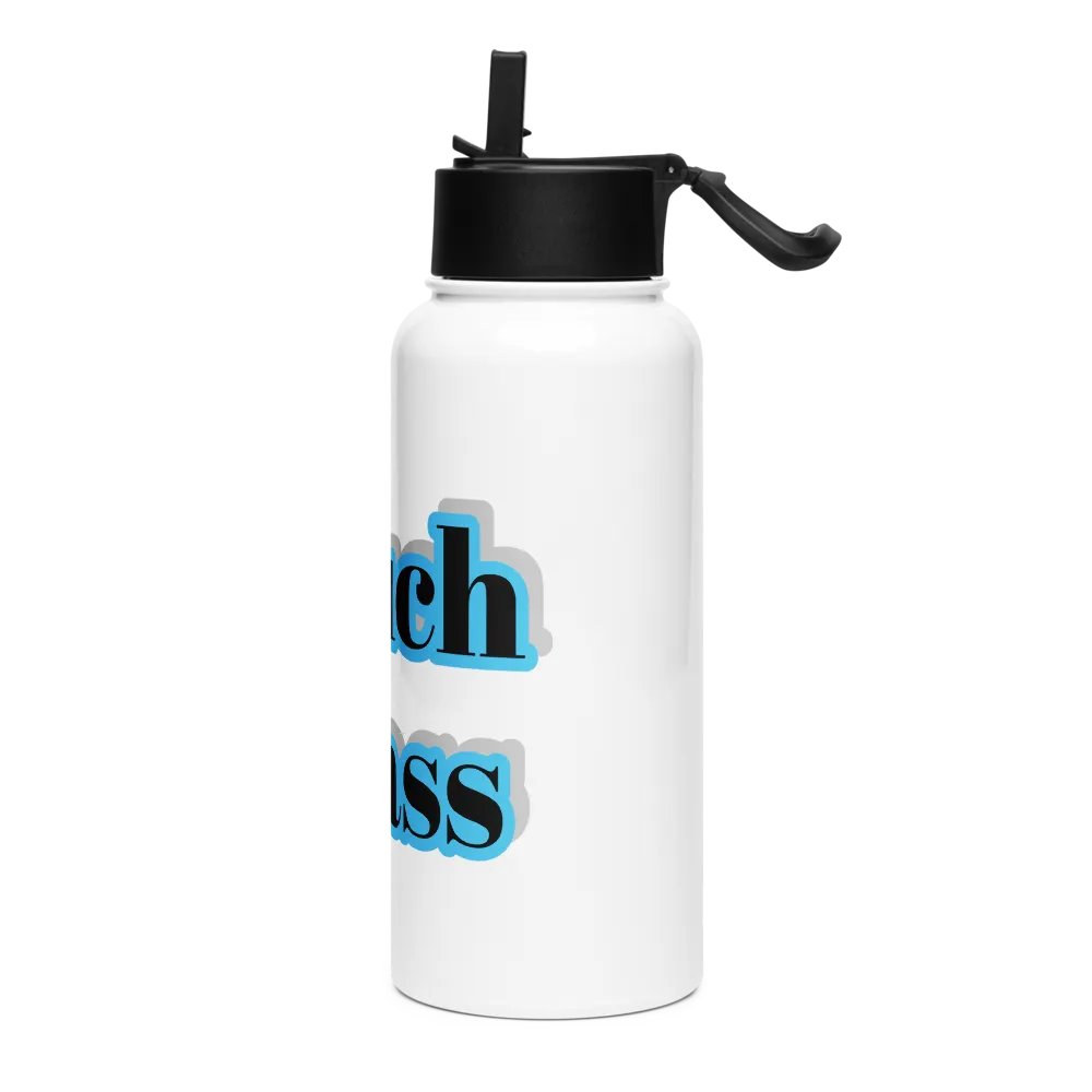 Touch grass water bottle product image (1)