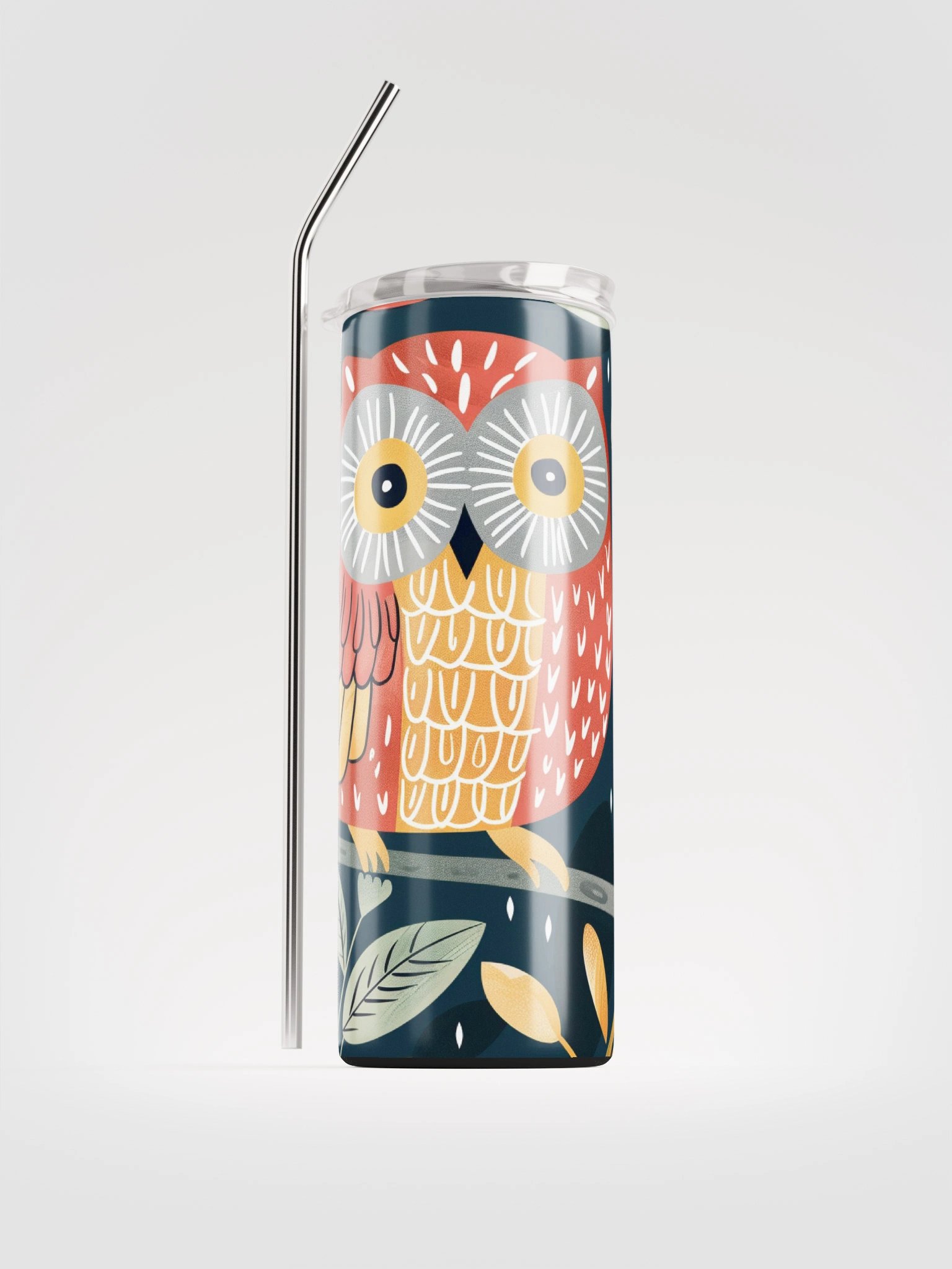 Enchanting Owl Stainless Steel Tumbler product image (1)
