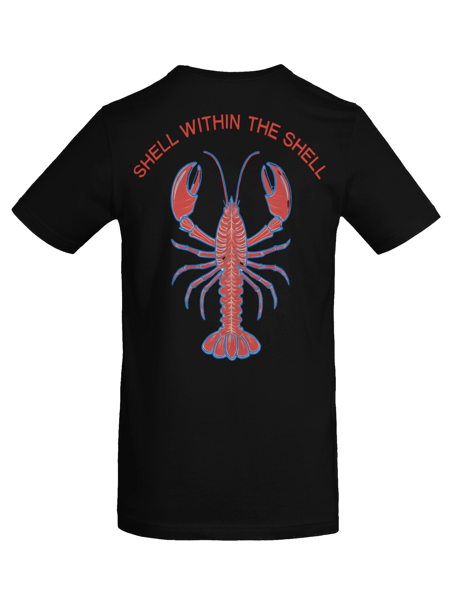 X-Ray Lobster T-Shirt | Futuristic Lobster Skeleton Graphic Tee product image (10)