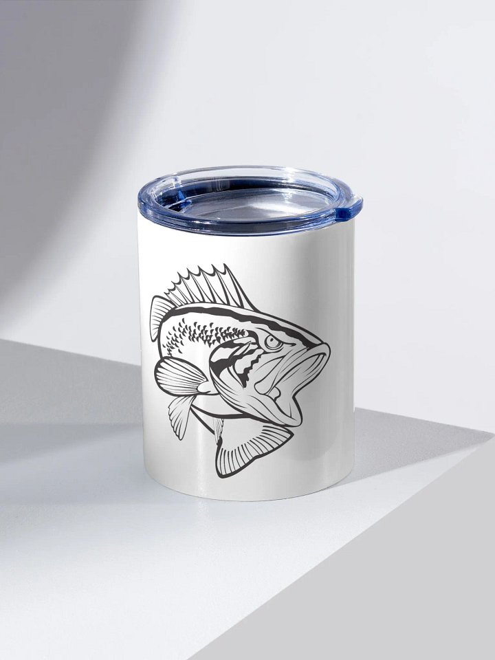 KBF LEAPING BASS 10 oz STAINLESS STEEL TUMBLER product image (2)