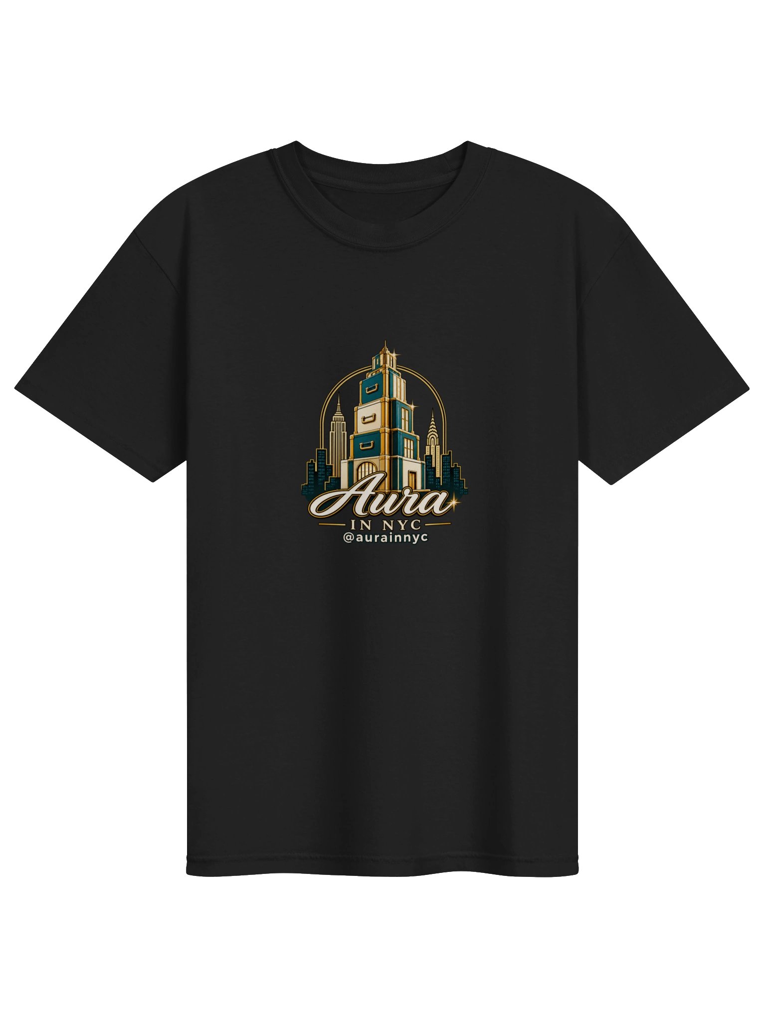 Trunk Tower - Aura in NYC T-Shirt - Black product image (1)