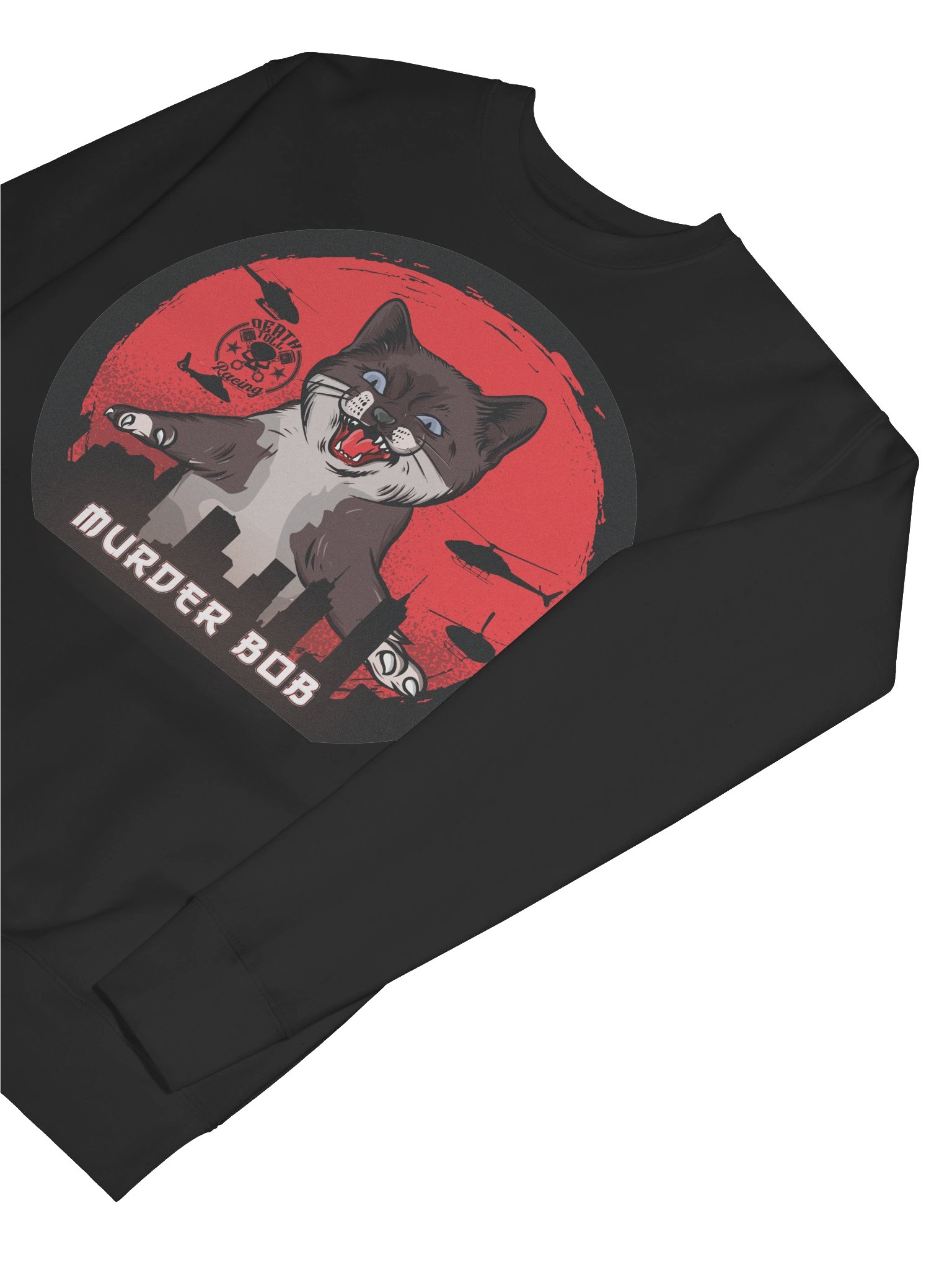 Murder Bob as CatZilla Cityscape Sweatshirt product image (13)