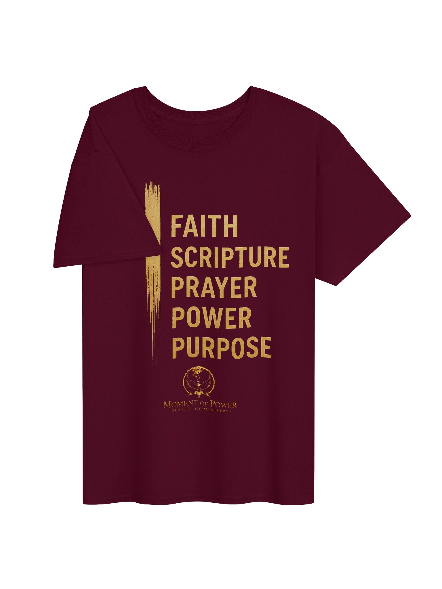 Faith. Scripture. Prayer. Power. Purpose. Tee product image (103)