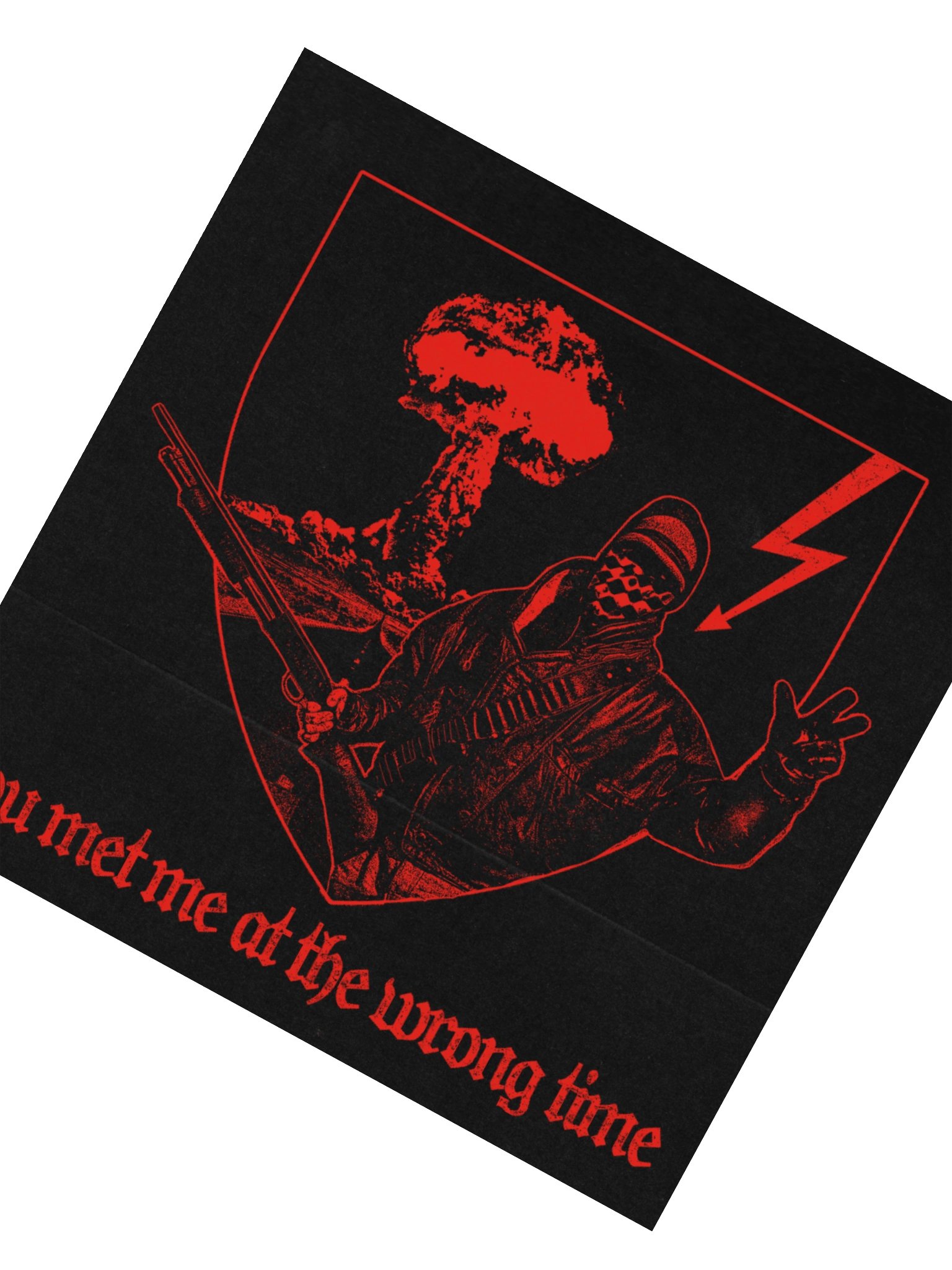"WRONG TIMING" STICKER RED product image (5)