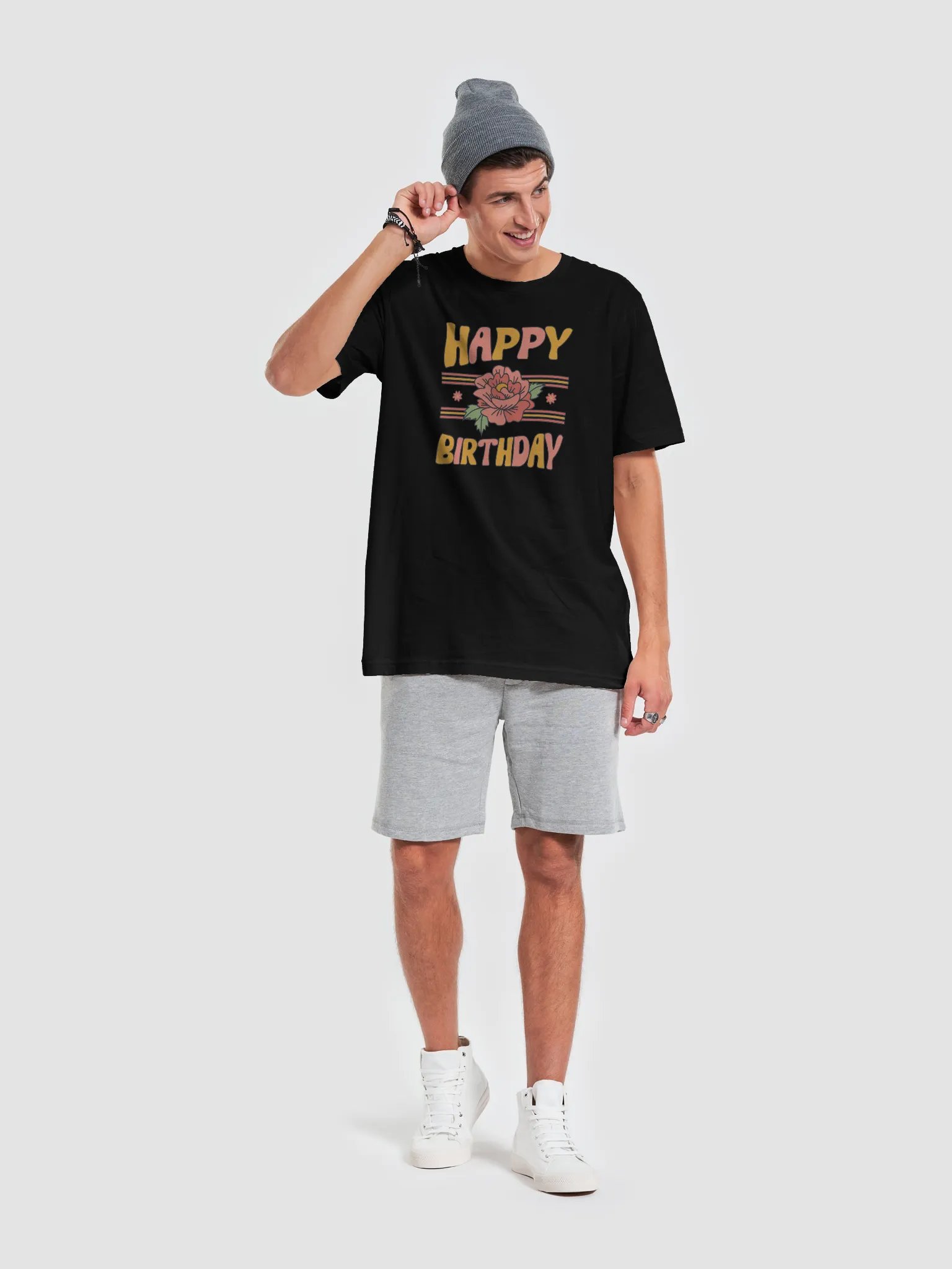 Happy Birthday (Flowers) T-Shirt product image (6)