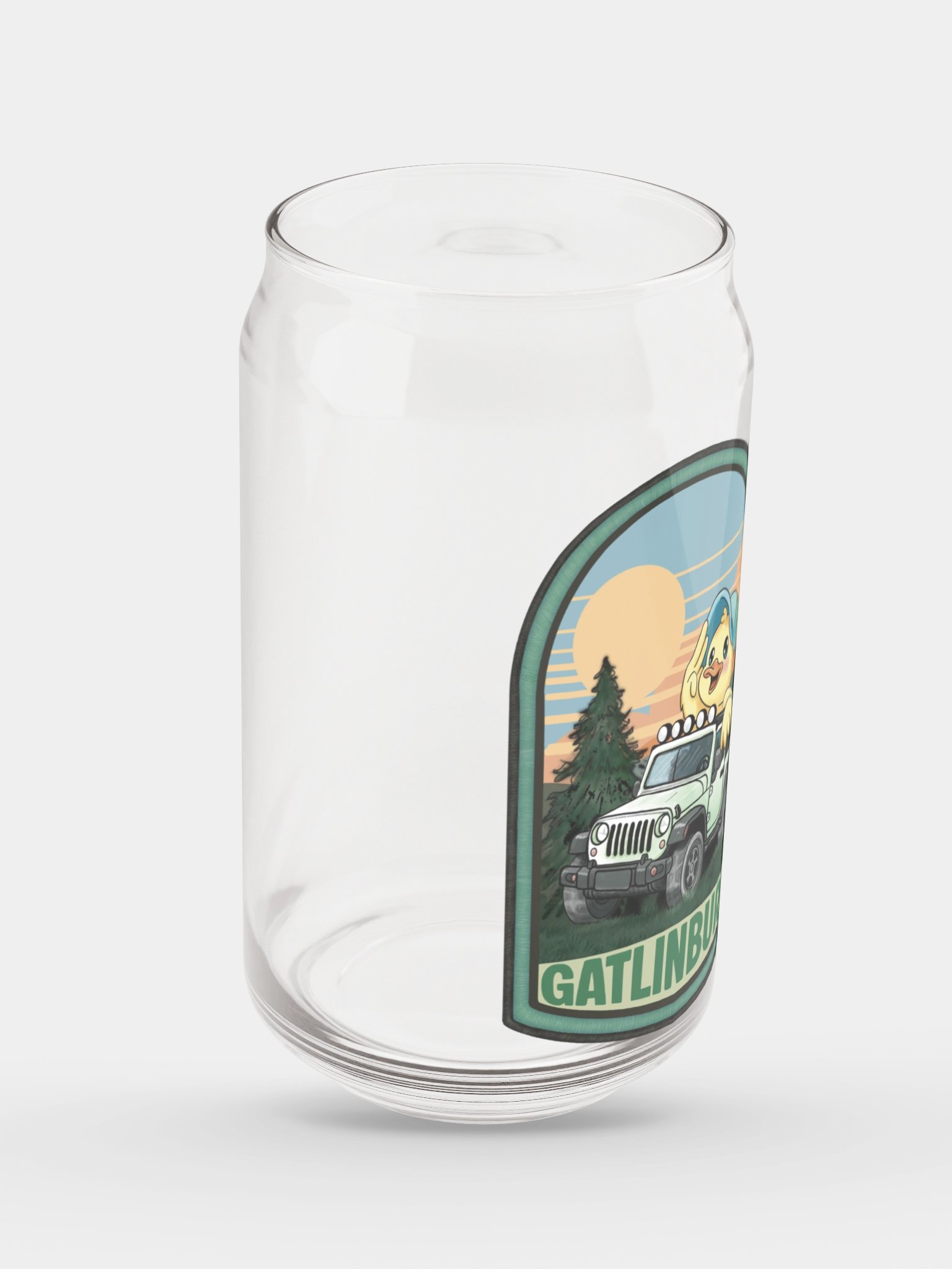 Gatlinburg Jeep Invasion Duck Glass — Event Edition product image (2)
