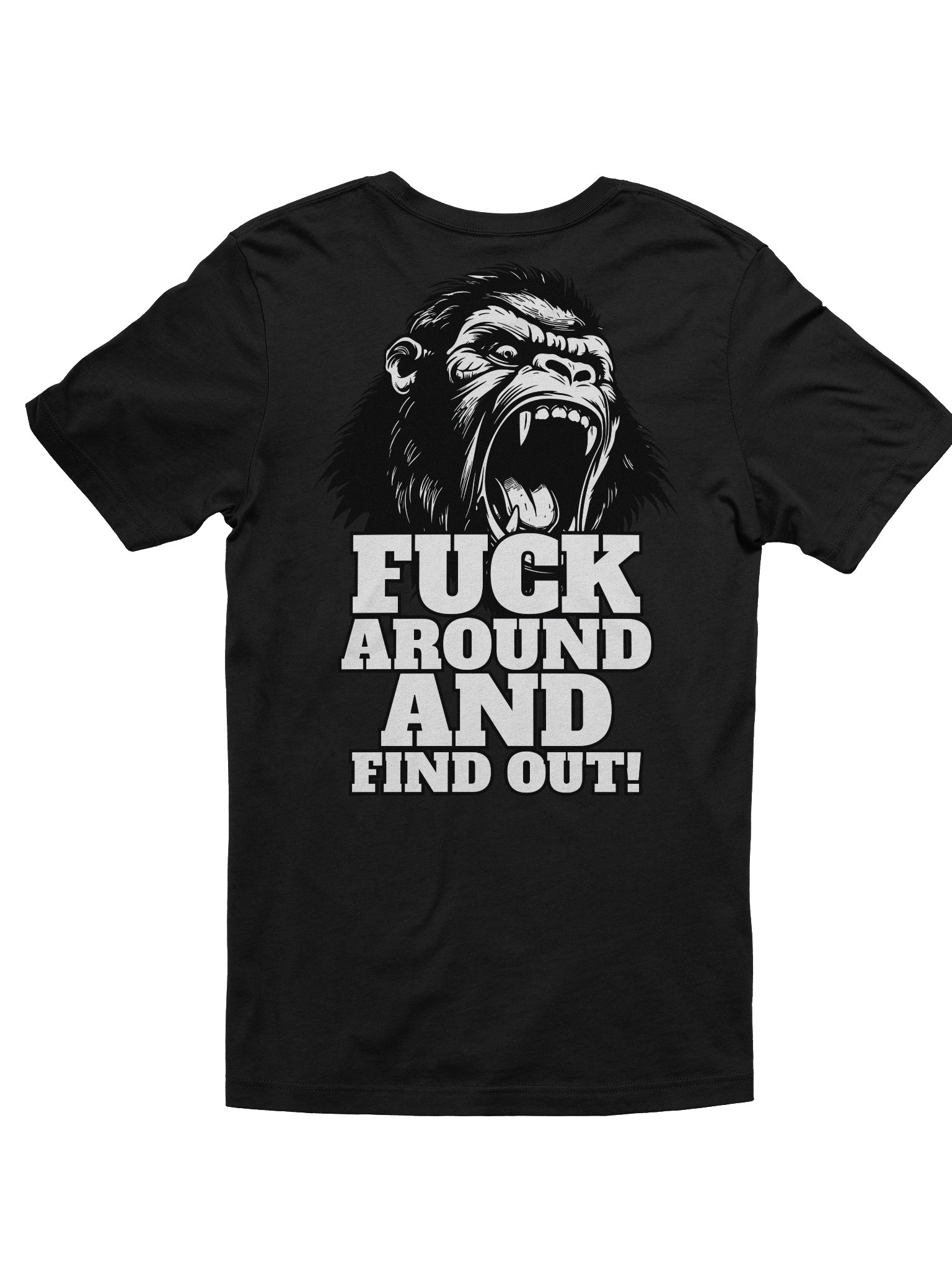 Repulsive “FAFO” Gorilla - Basic Tee product image (3)