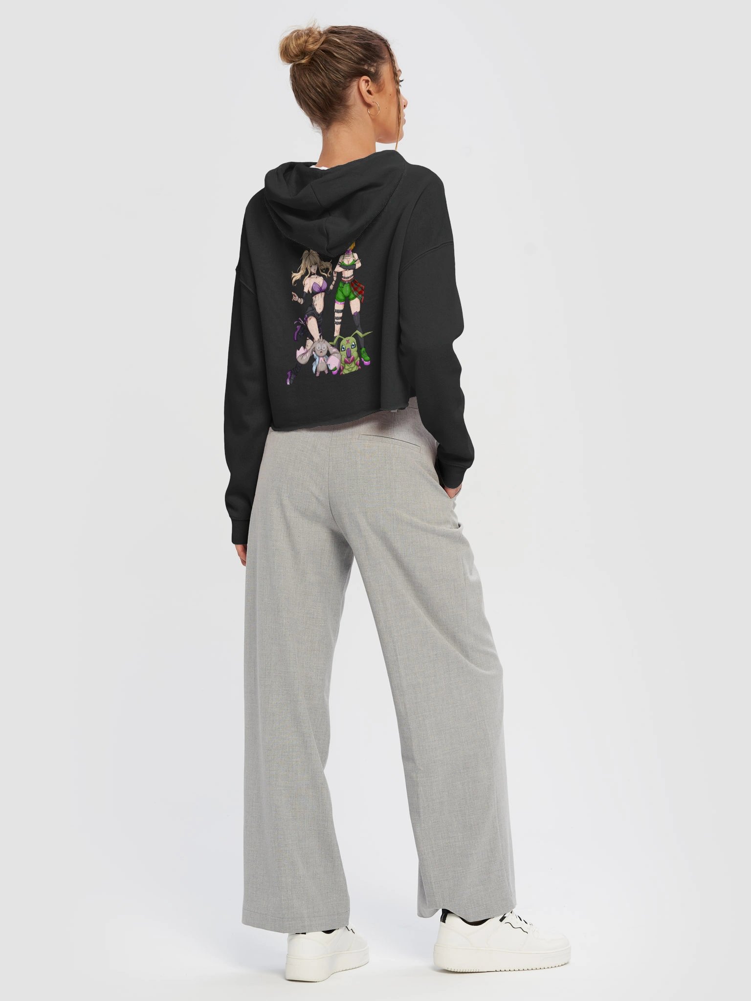 The Code Crown Lightweight Crop Hoodie product image (6)
