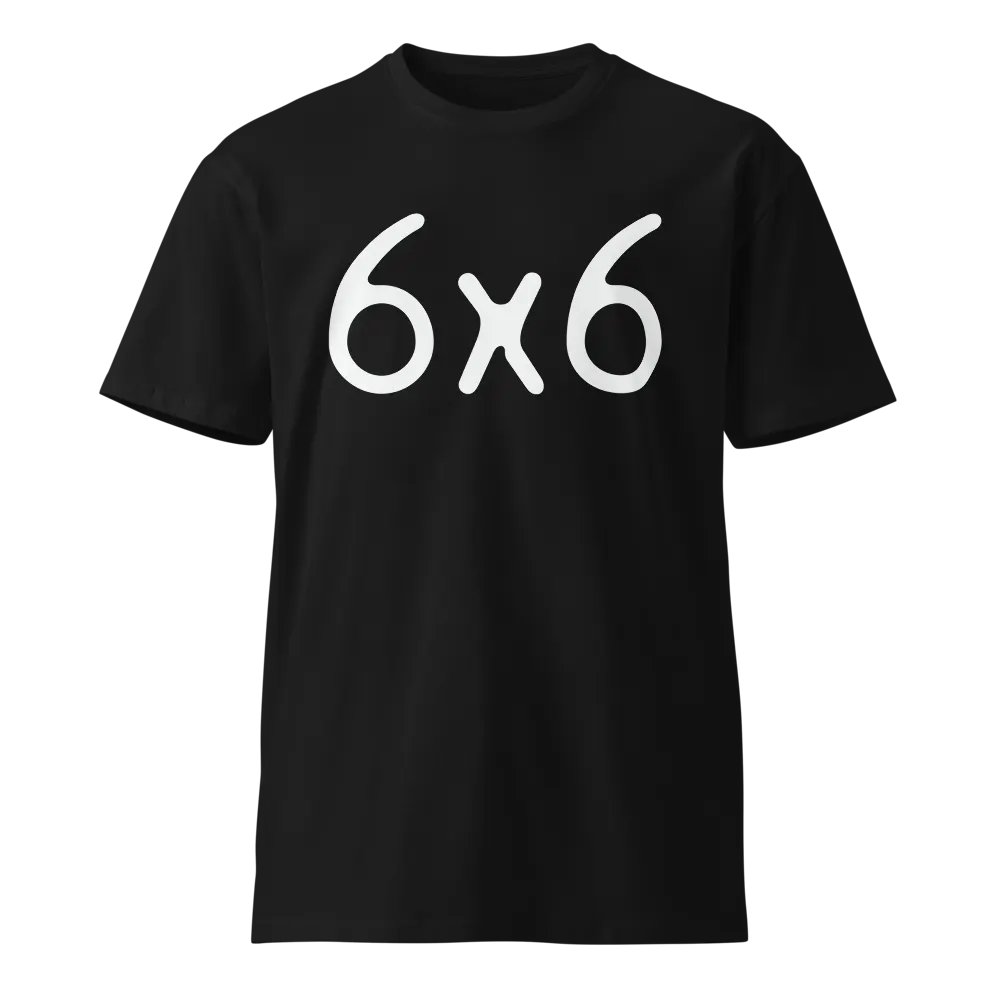 "6x6" Square Format t-shirt product image (1)