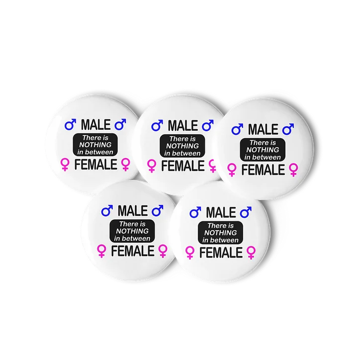 Male / Female Anti Transgender Pin Badge product image (3)