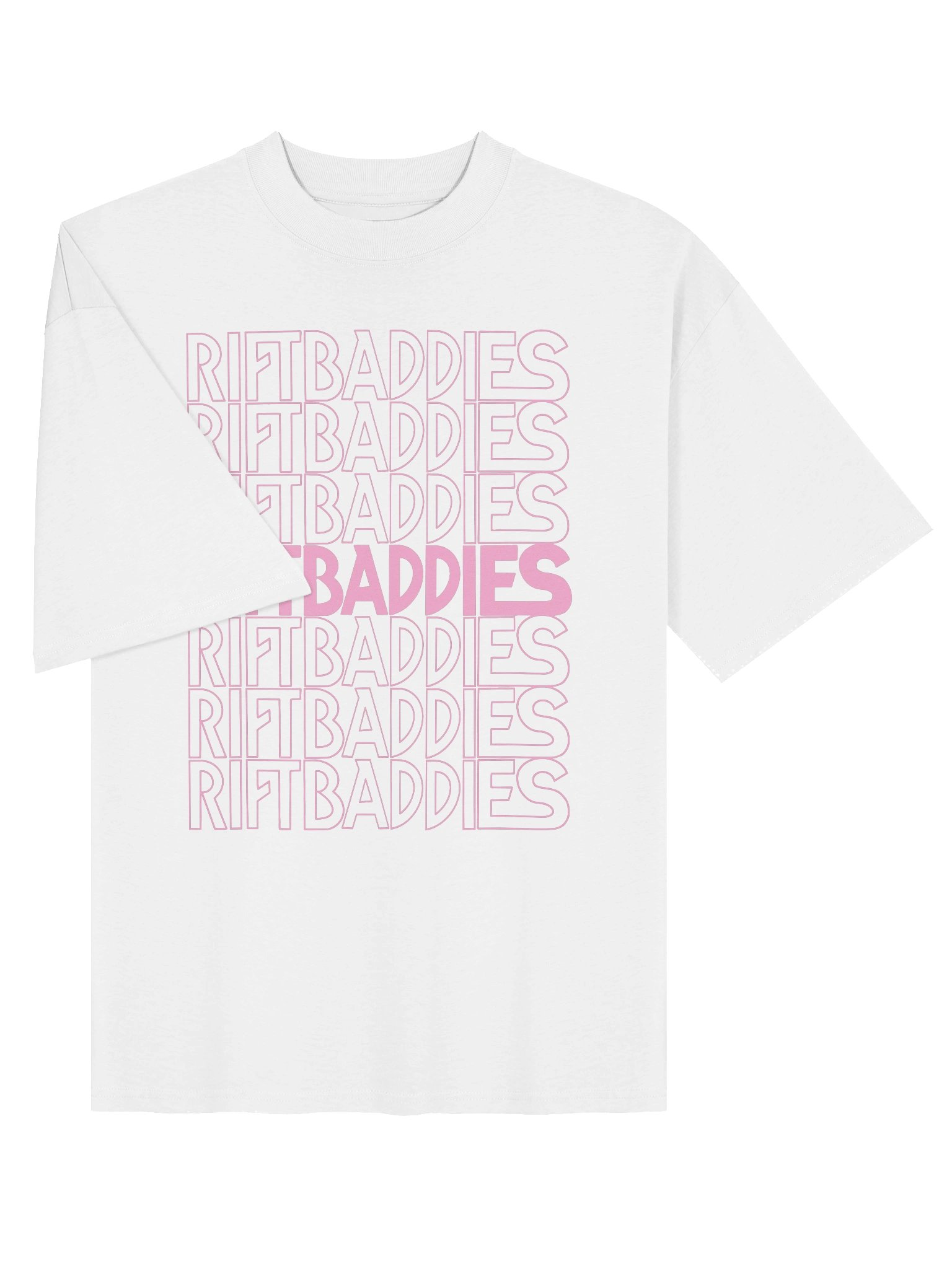 riftbaddies (grocery bag design) unisex oversized tee product image (2)