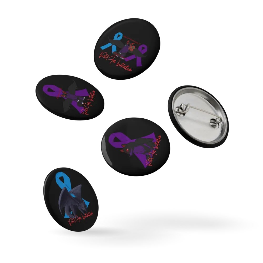 Huntington's Awareness Button Pin Set product image (9)