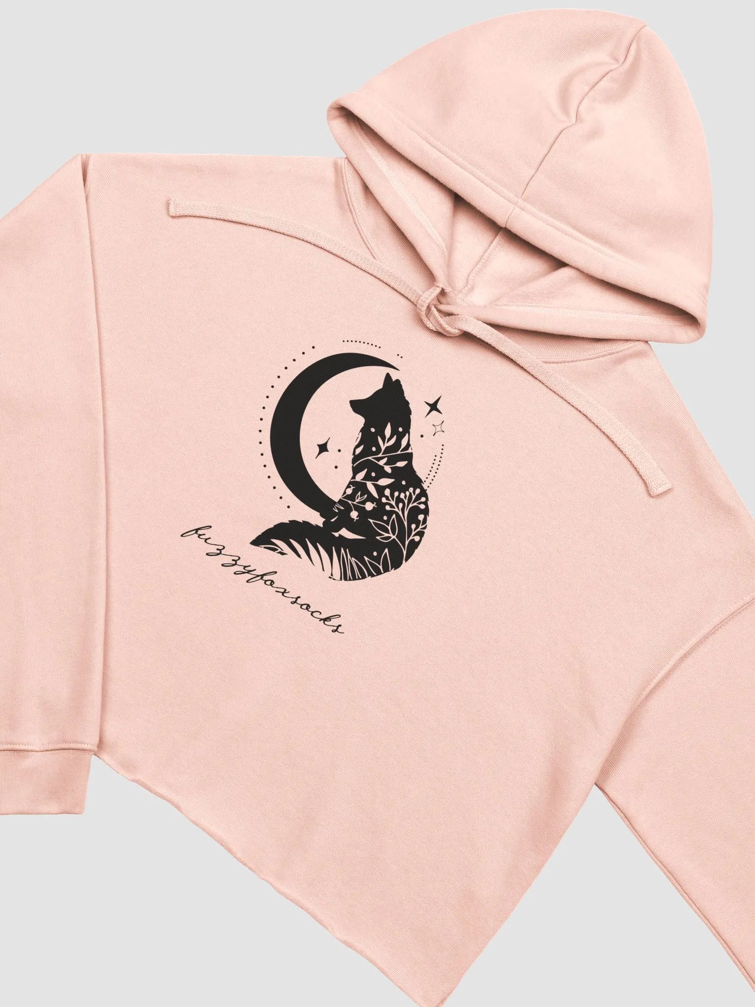 moon fox V1 - cropped hoodie product image (3)