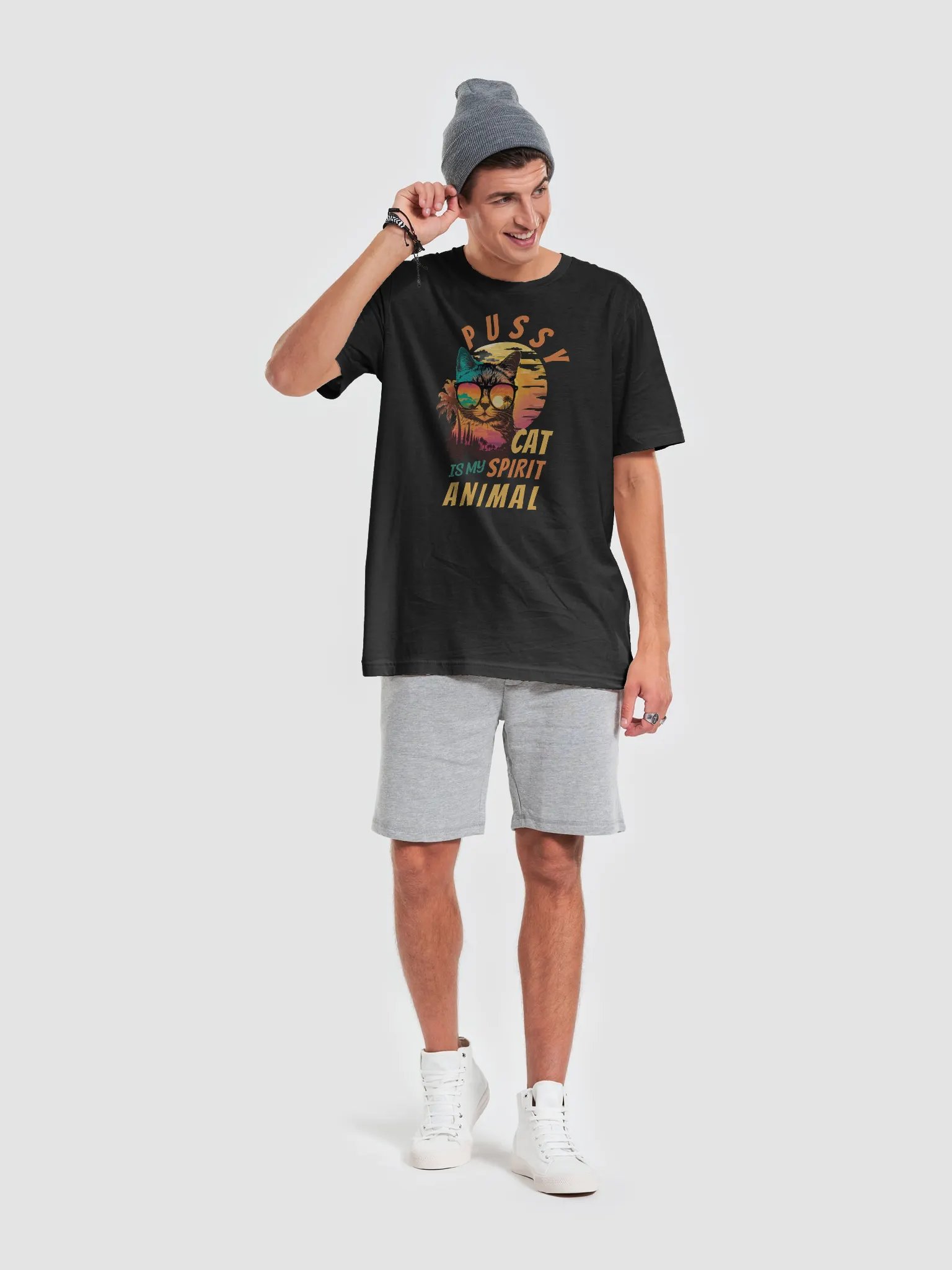 Pussy Cat is My Spirit Animal T-shirt product image (18)