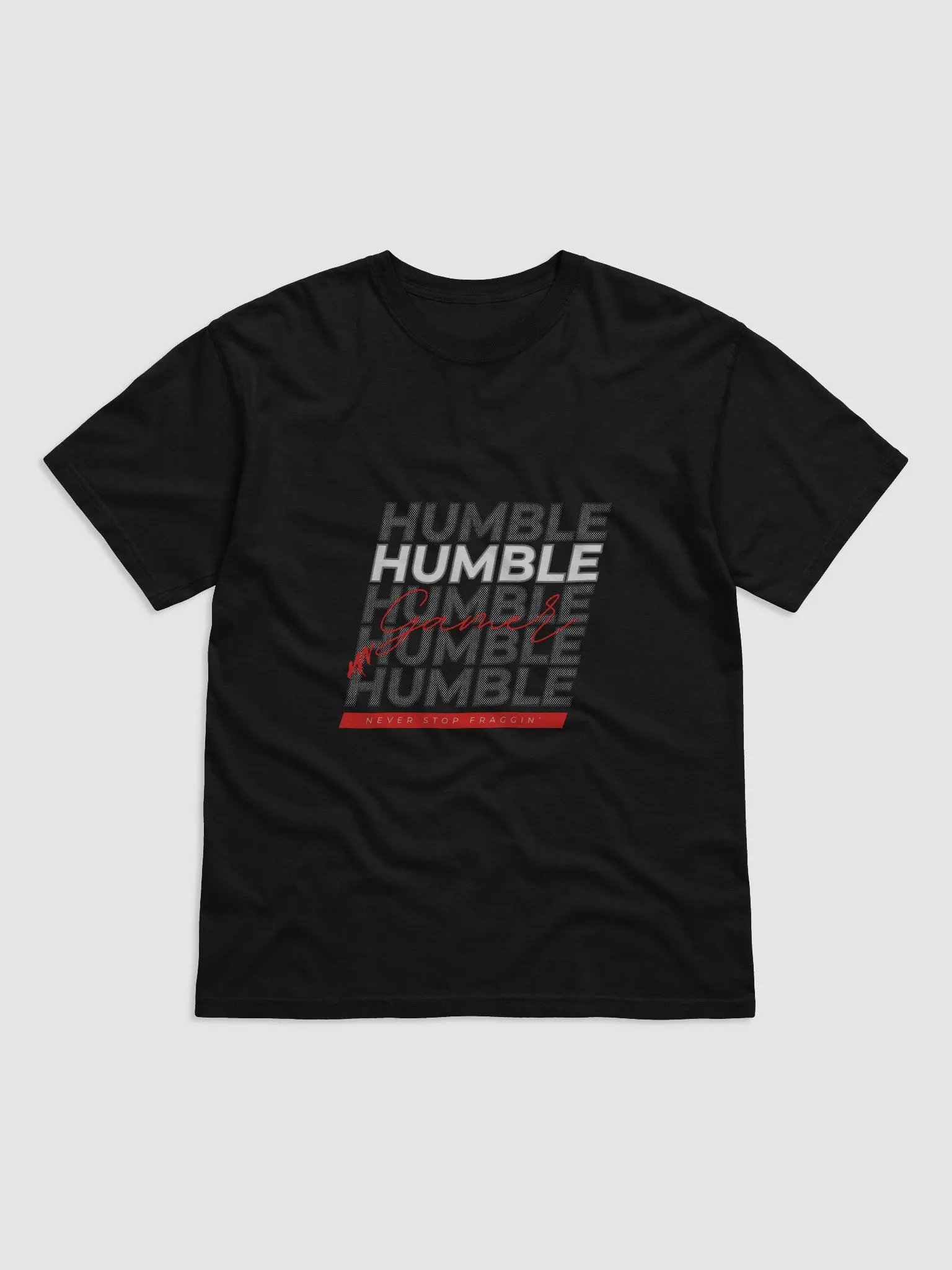 HUMBLE Repeat Red Scribble T-Shirt product image (97)