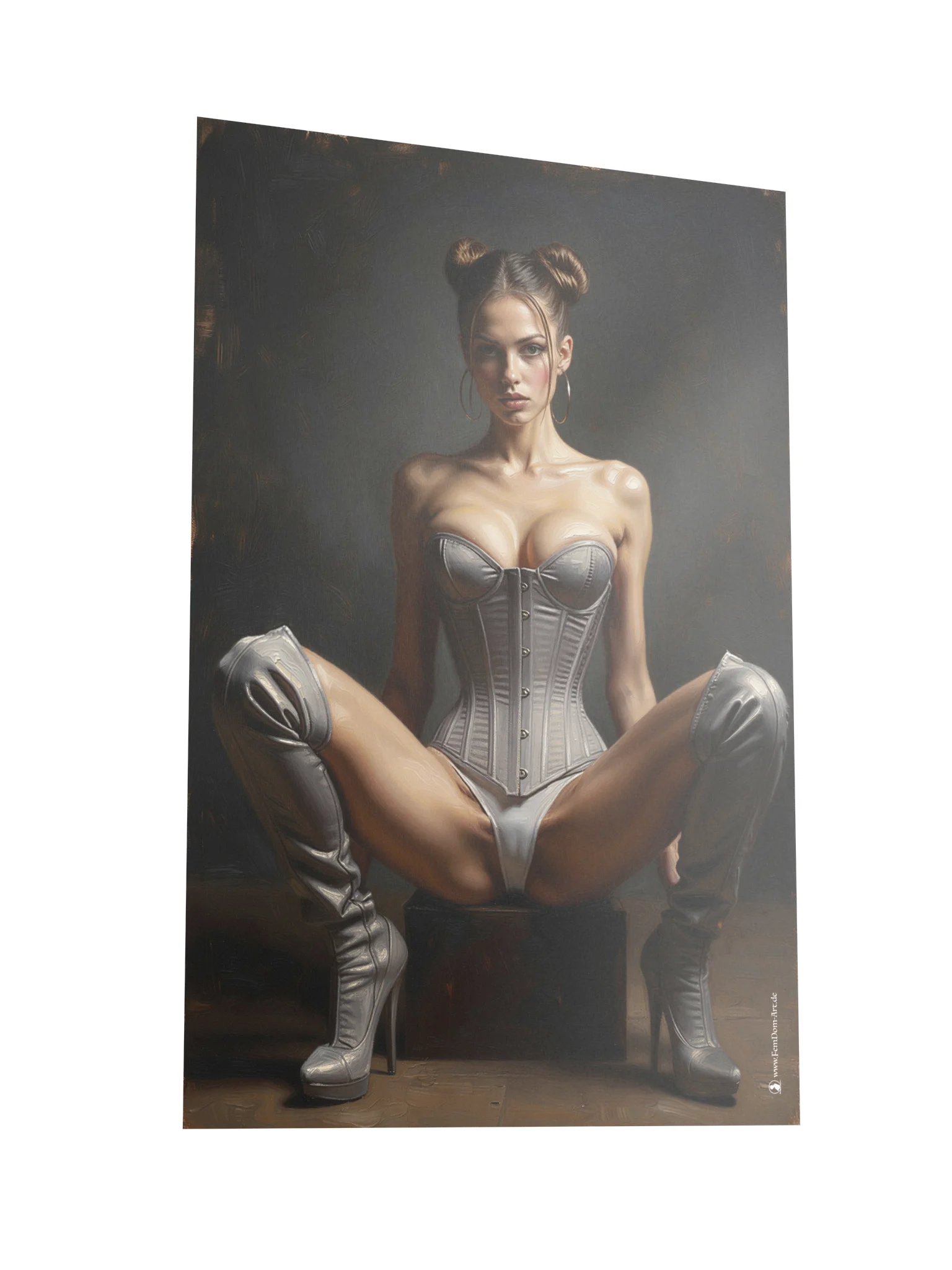 Femdom Poster - Souveräne Verführung – Moderne Fetischkunst product image (3)