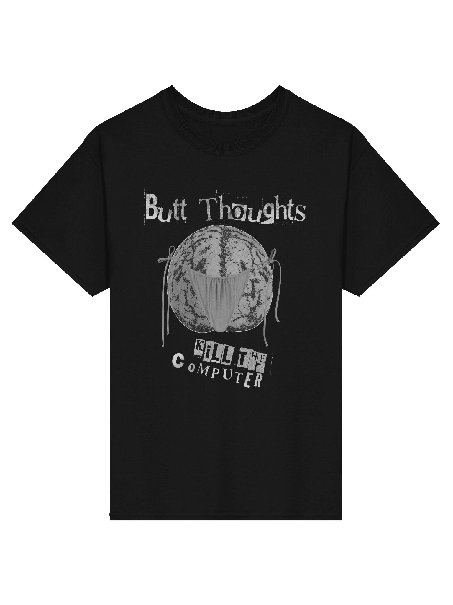 Butt Thoughts Gildan Unisex T-shirt product image (1)