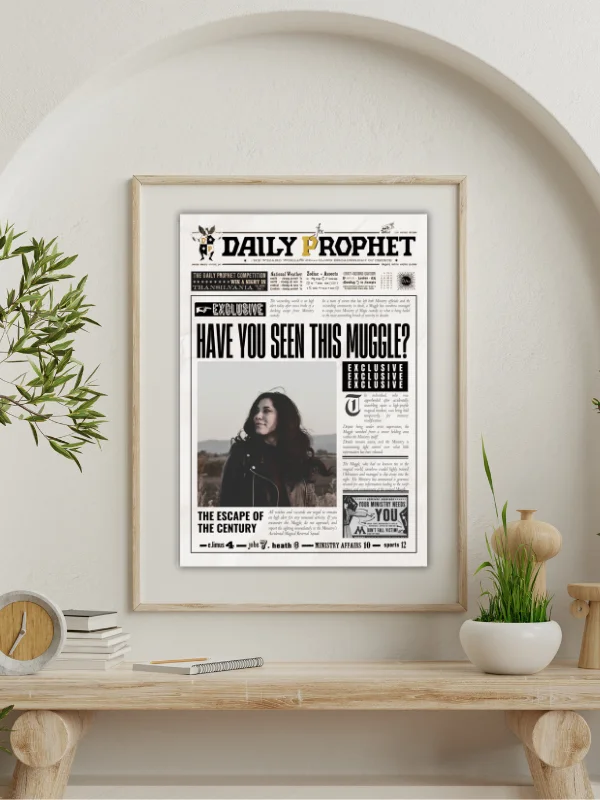 Magical Have You Seen This Witch? Newspaper 100% Customizable Template Bundle product image (7)