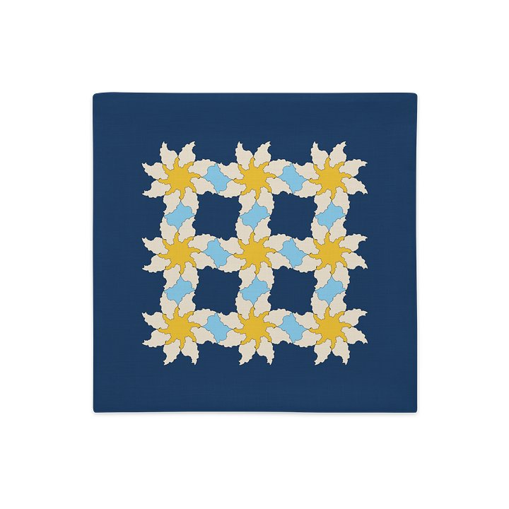 Where Iran Blooms Cushion Cover — Midnight product image (2)