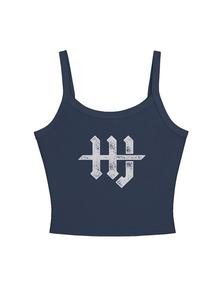HJ Outlaw Micro-Rib Tank Top Blue product image (1)