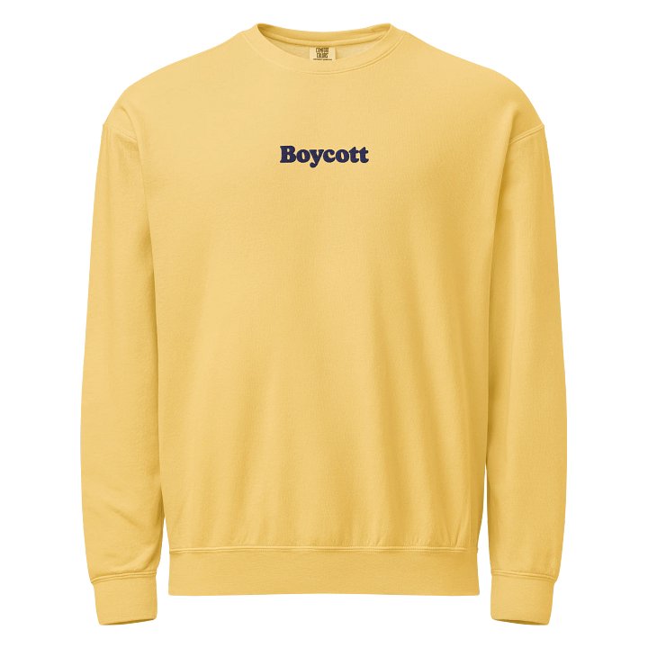 Boycott Embroidered Crewneck product image (1)