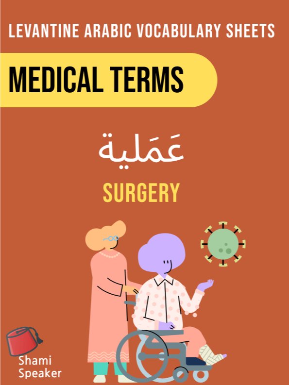Medical Vocabulary in Levantine Arabic product image (1)