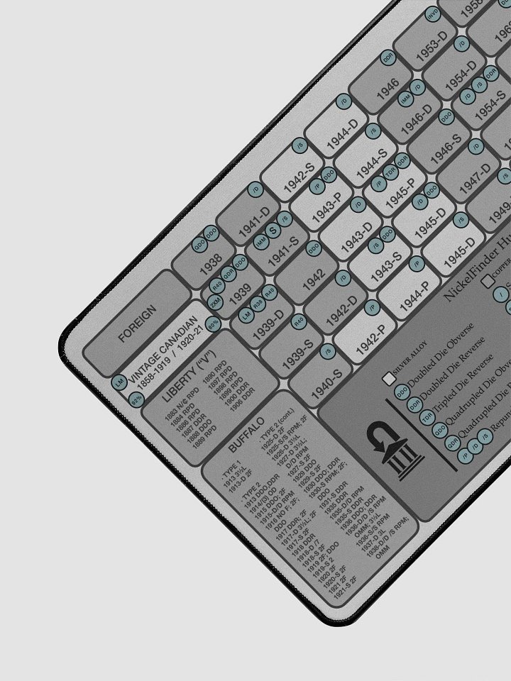 NickelFinder Hunting Mat / 31.5” / Aluminum Theme product image (2)
