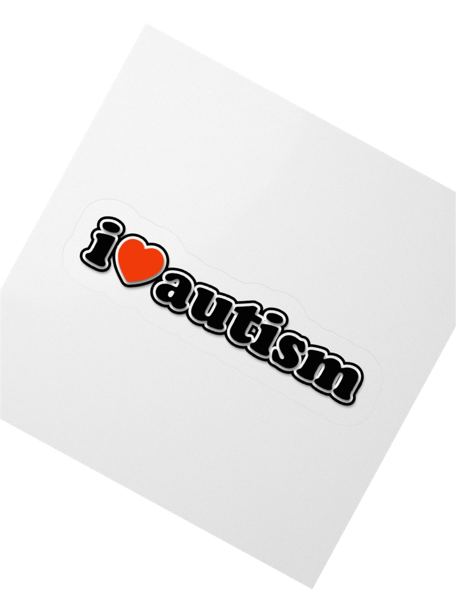 I Heart Autism Sticker product image (2)