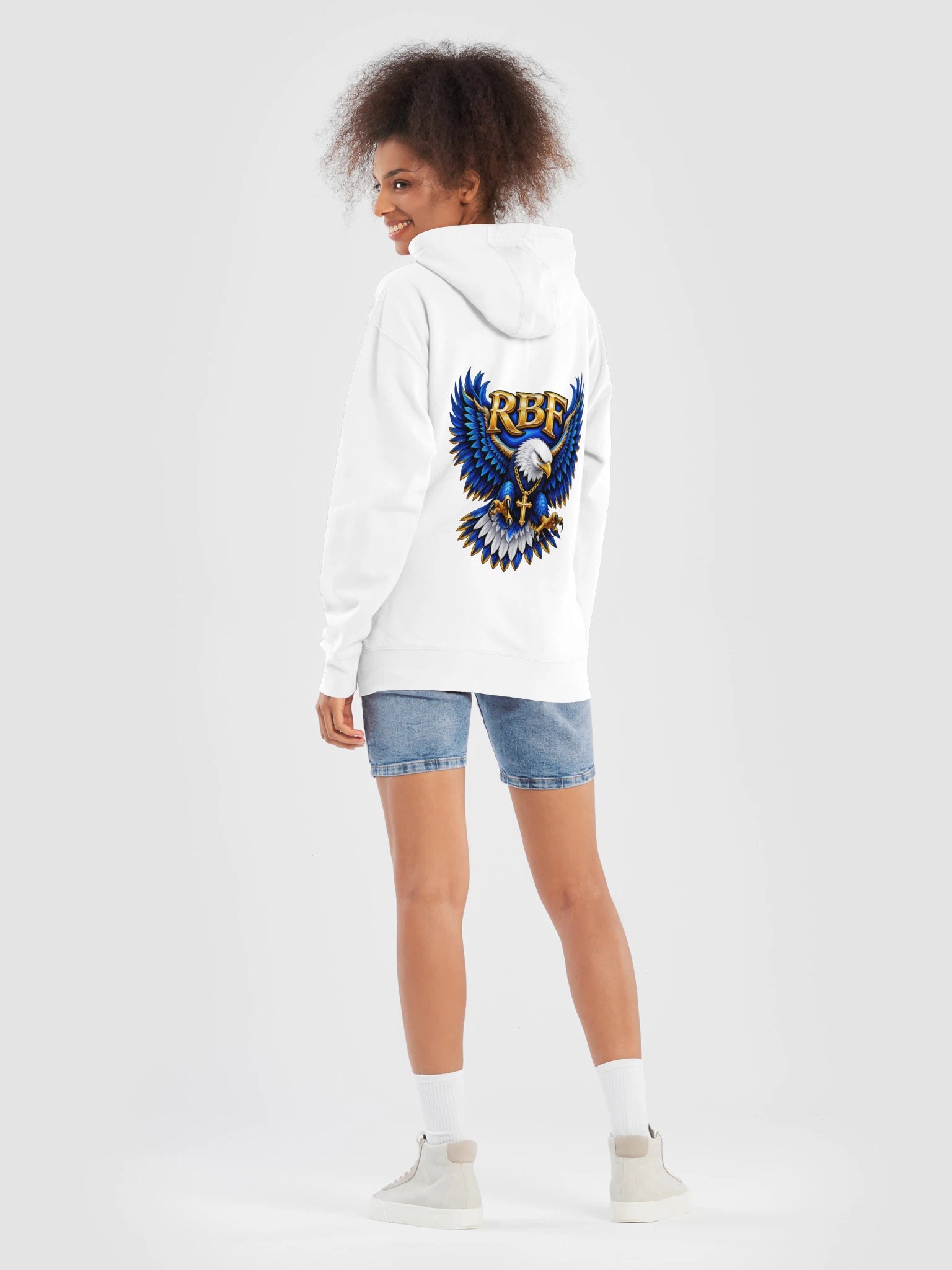 RBF White Psalm 46:1 Blue Eagle Hoodie product image (8)