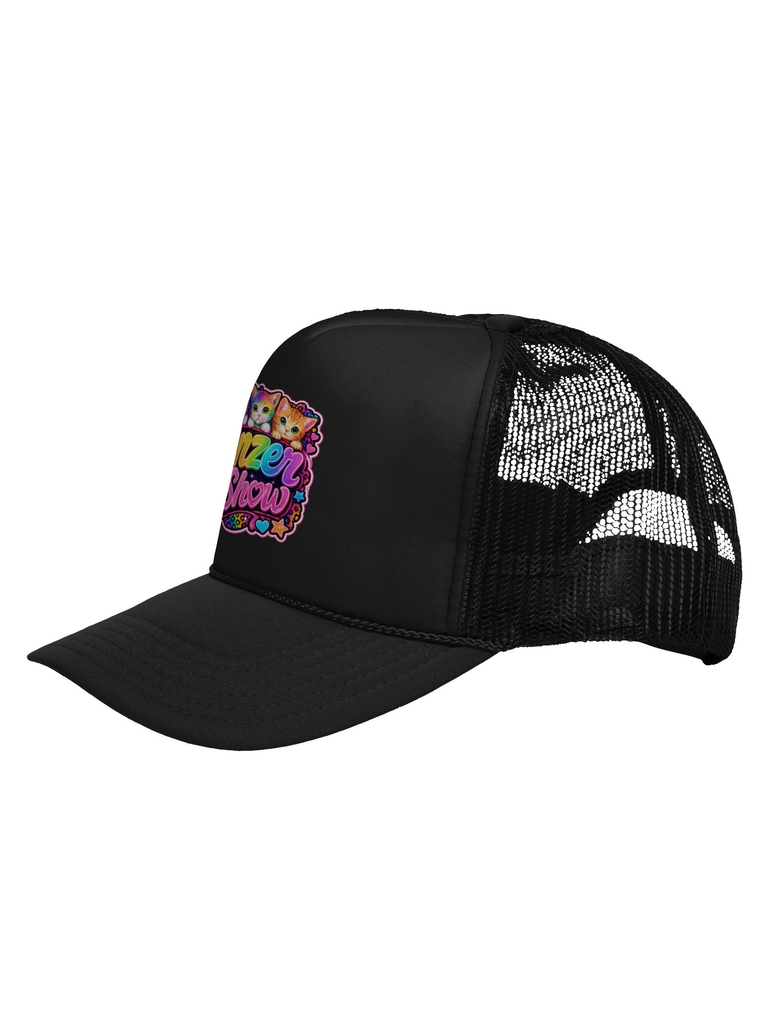 The Linzer Show Neon Kitty Trucker Hat product image (18)