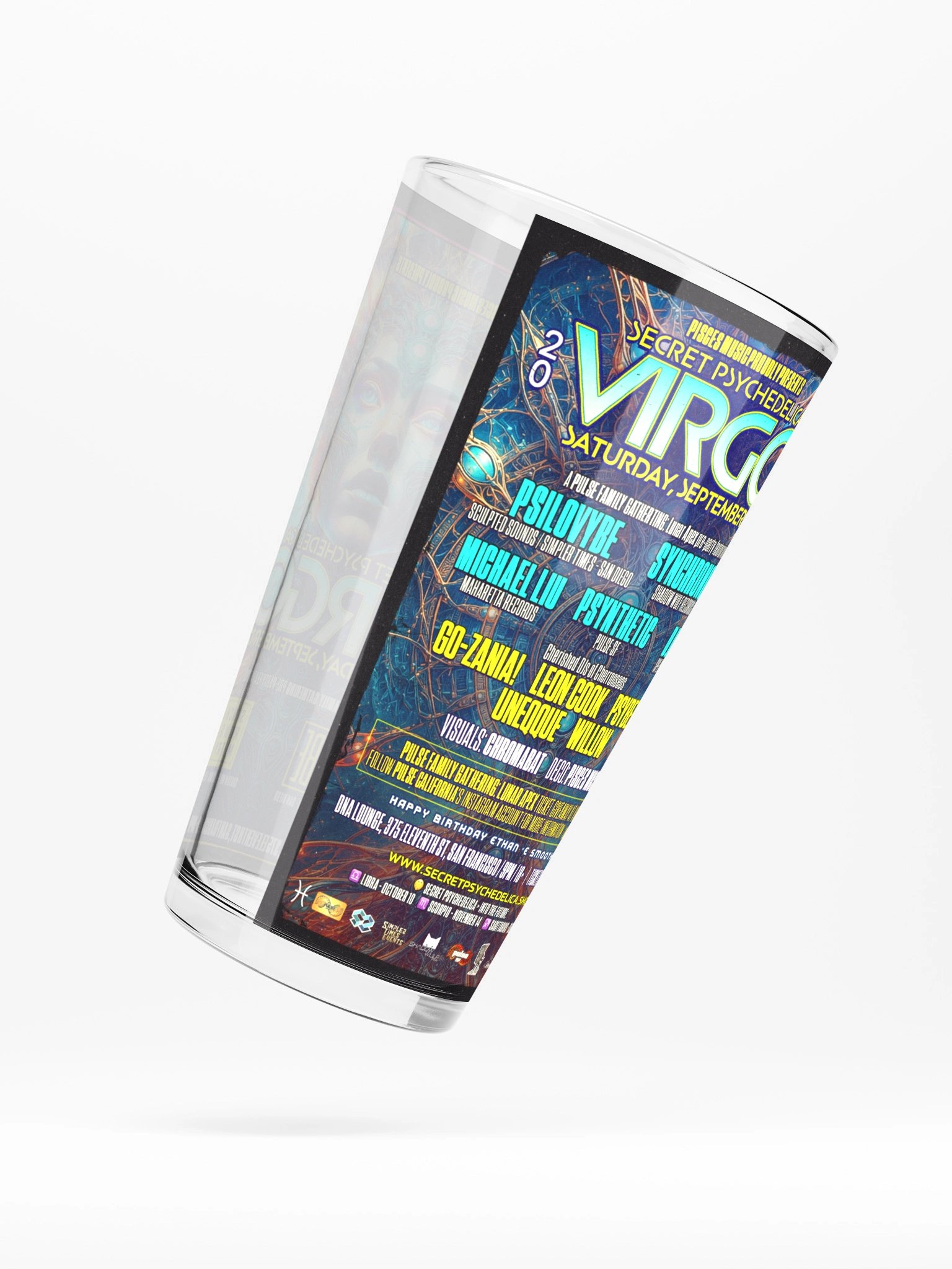 Virgo 2026 Shaker Pint Glass product image (2)