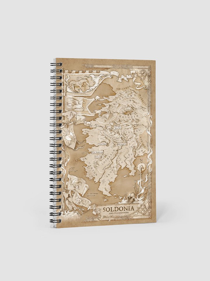 Soldonia Map Notebook product image (1)