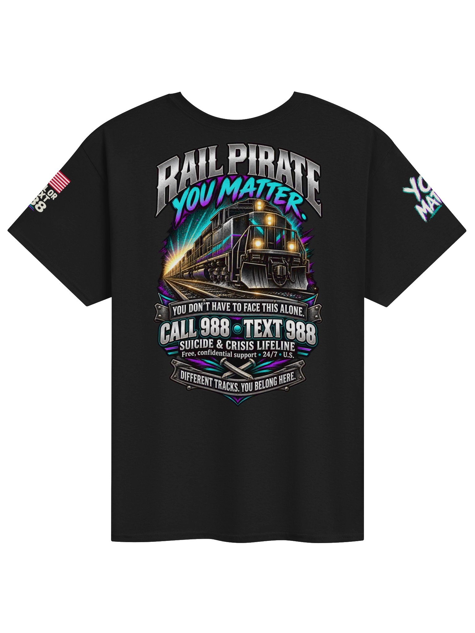 Rail Pirate™ You Matter Awareness T-Shirt product image (2)