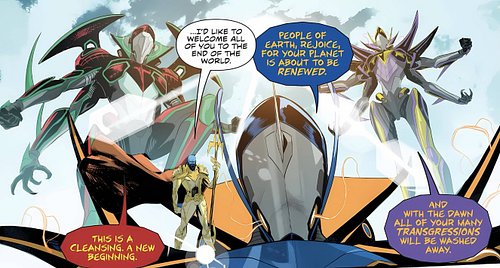 ⚡️ In the comics, the Power Rangers are faced with a grave threat!

The arrival of Zordon’s people brings war, as the Supreme...