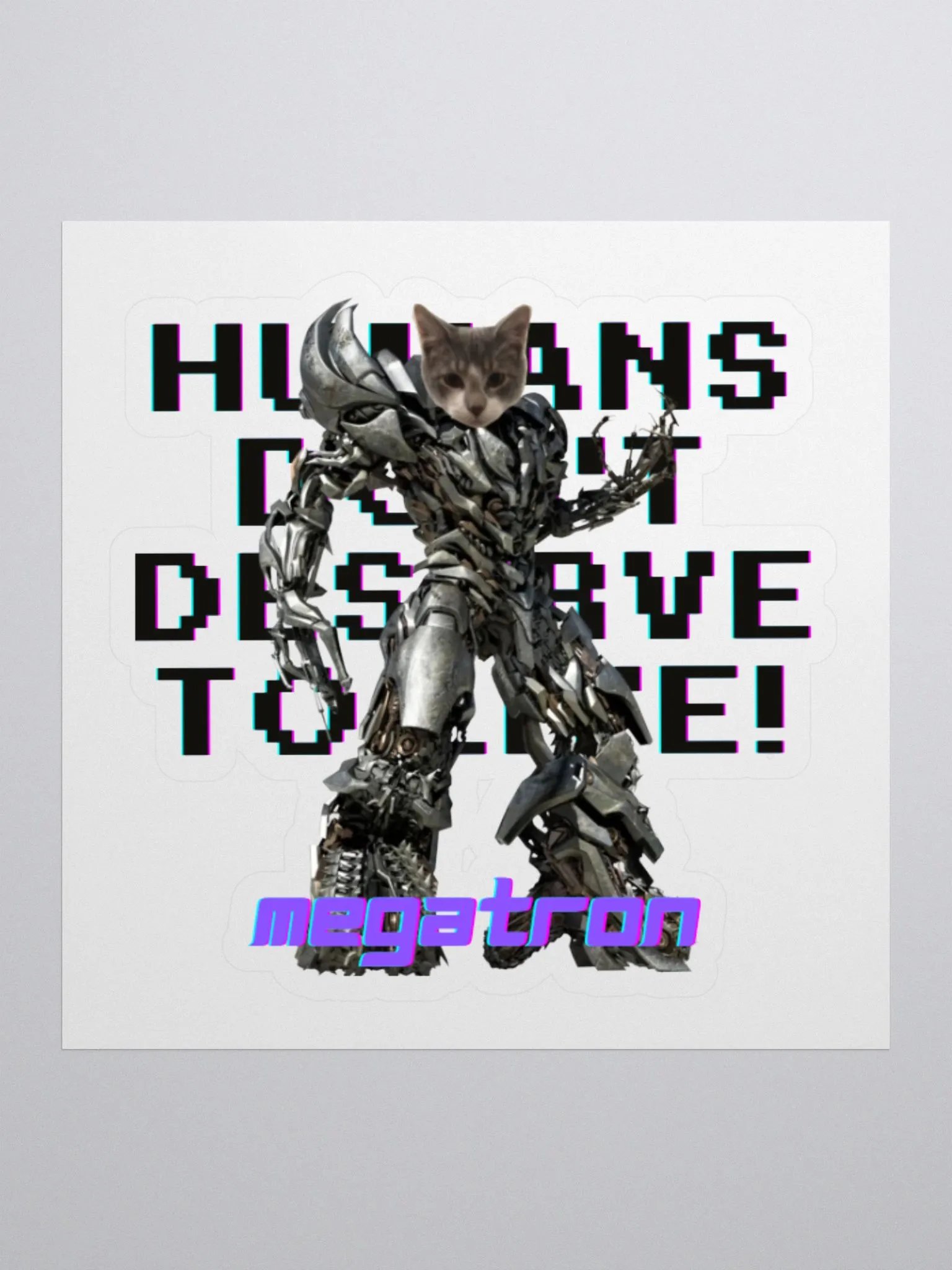 Megatron Revolution Sticker product image (1)