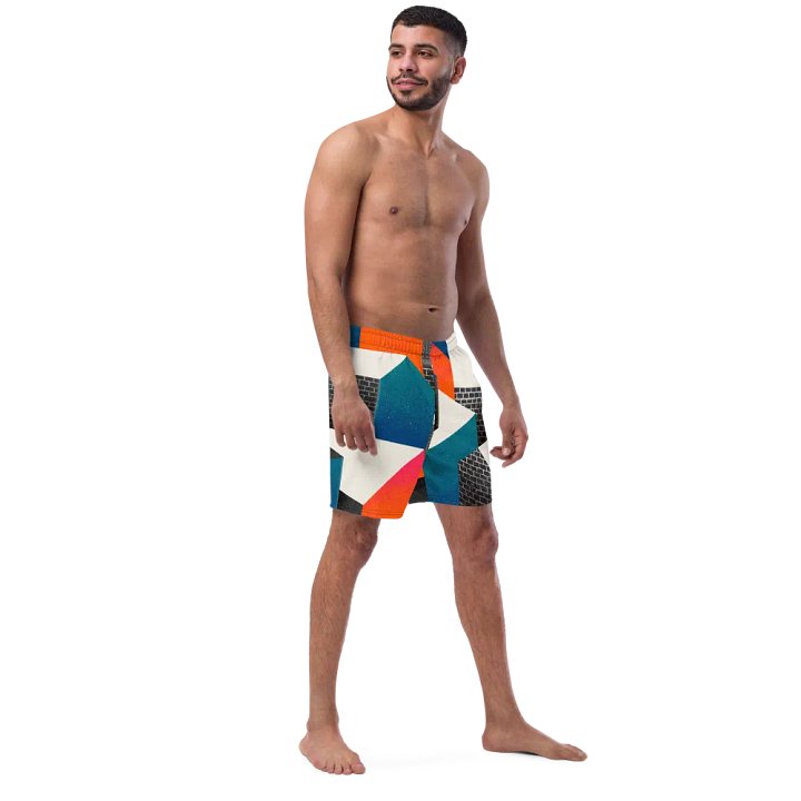 Urban Geometry All-Over Swim Trunks product image (1)