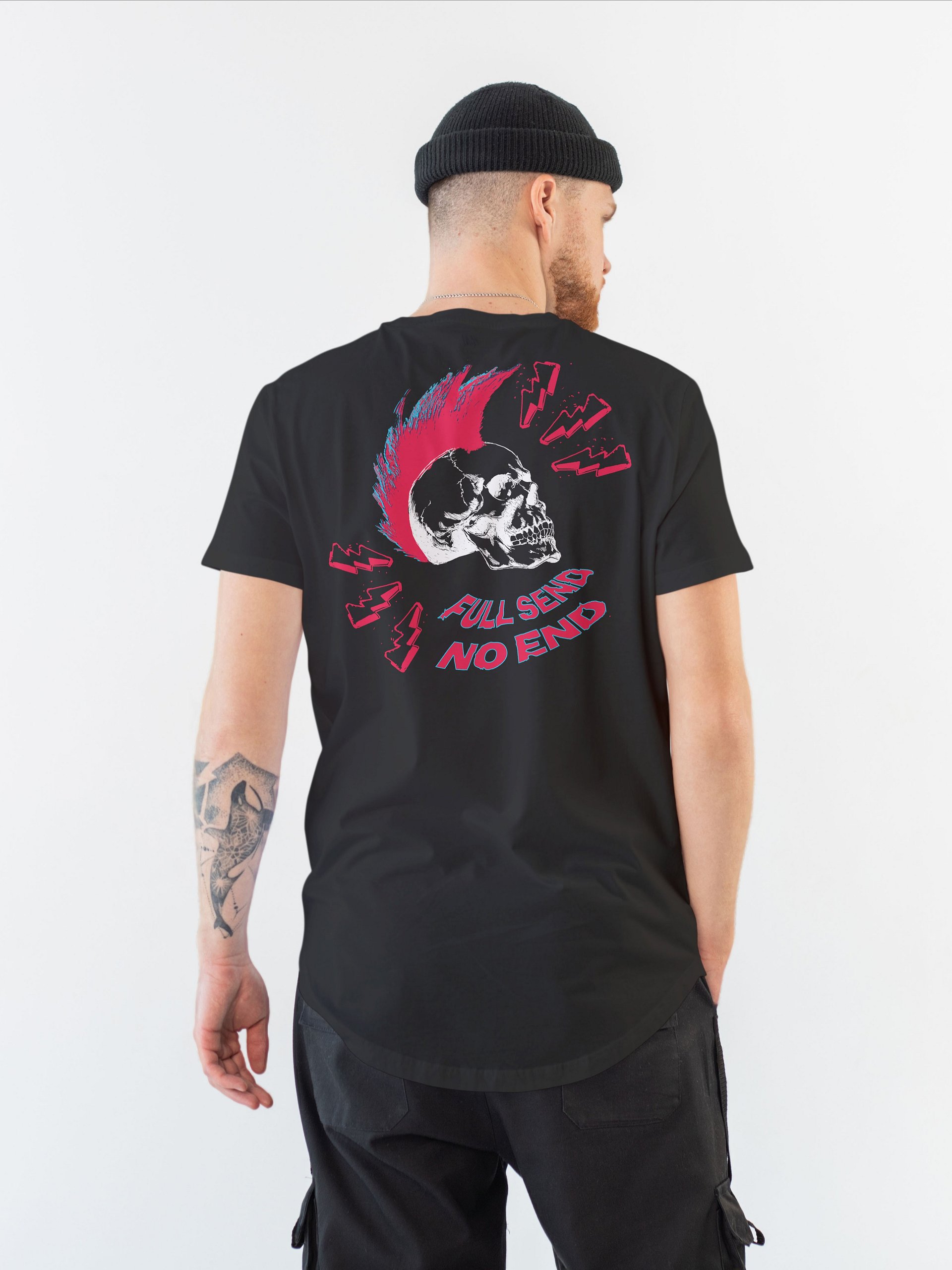 FULL SEND - NO END Black Tee product image (11)