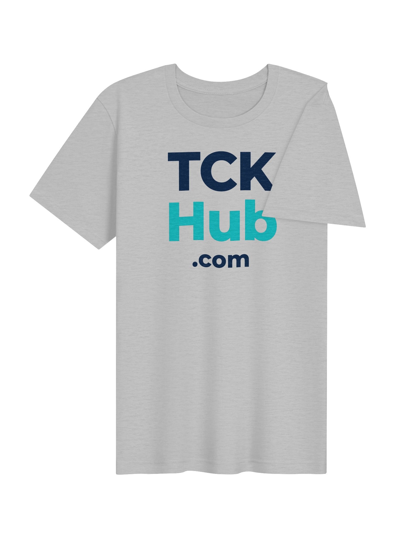 TCK Hub Stacked Logo Tee, Center Chest (Navy Print) product image (10)