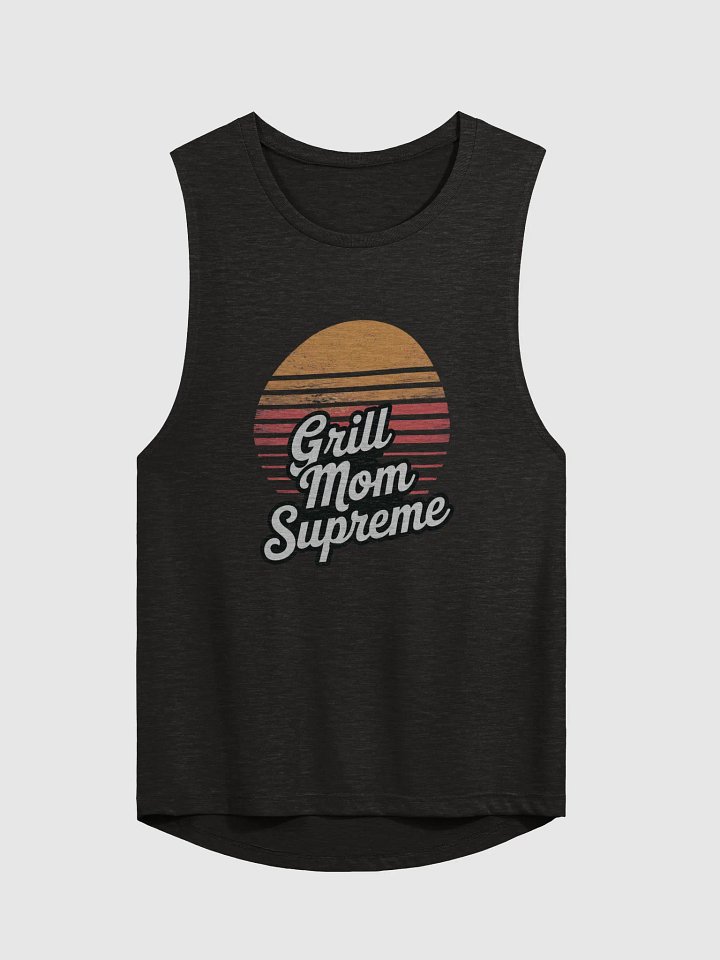 Retro Sunset Grill Mom Supreme Muscle Tank product image (1)
