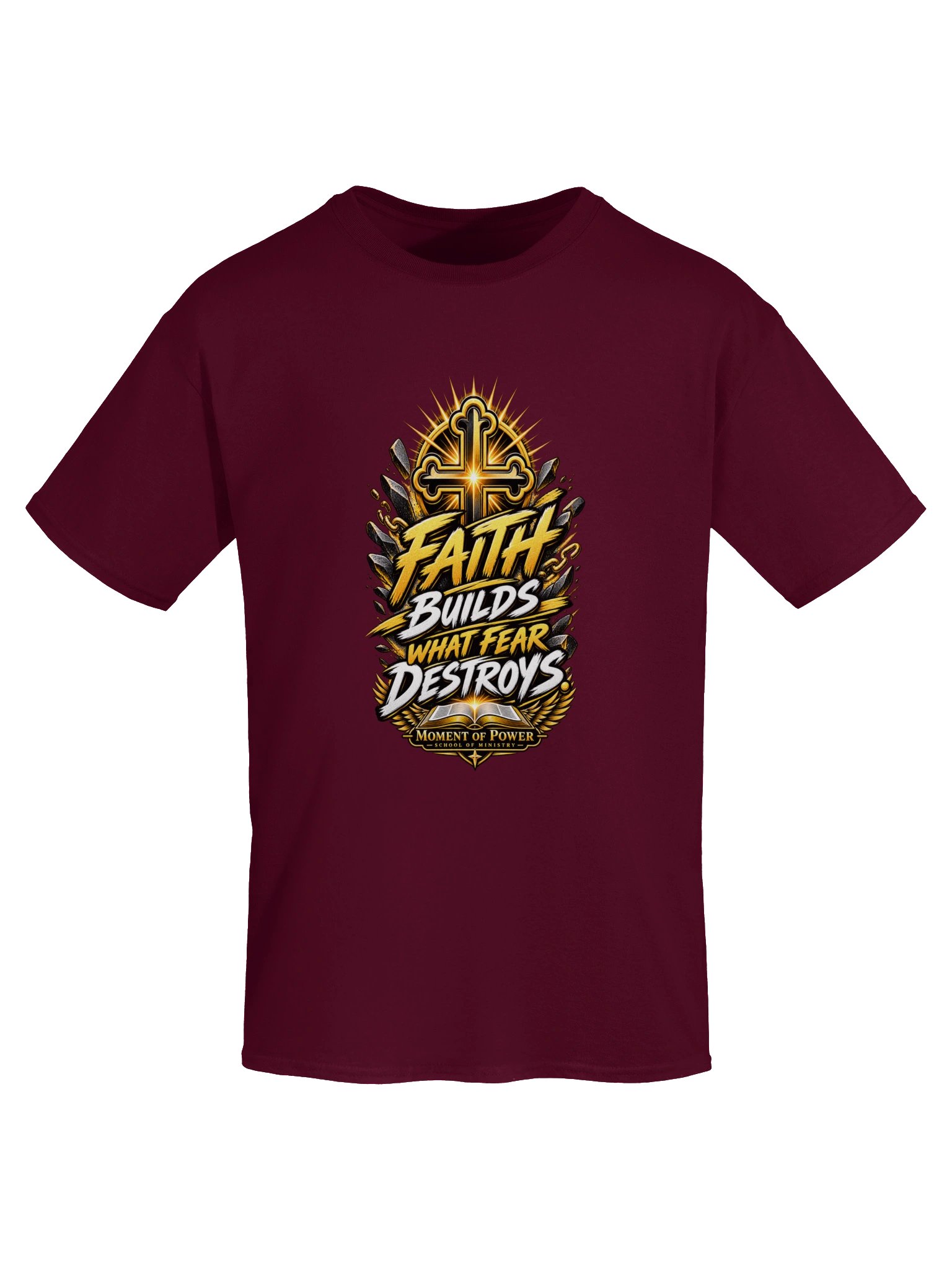 Faith Builds What Fear Destroys Tee product image (25)