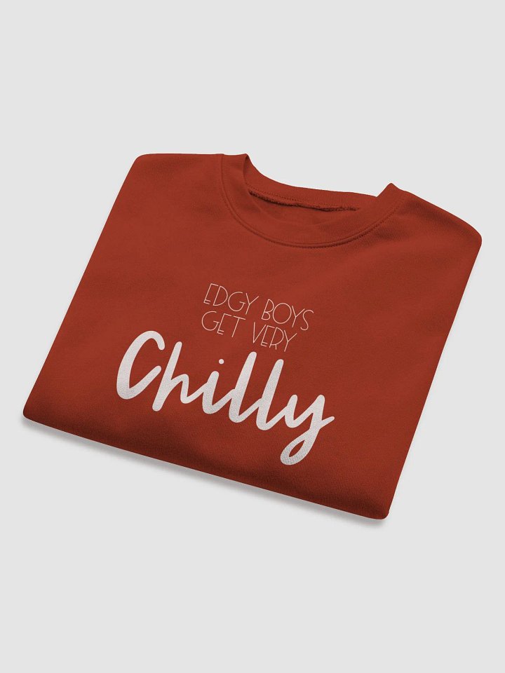 Edgy Boys Get Very Chilly Crop Crew Neck product image (5)
