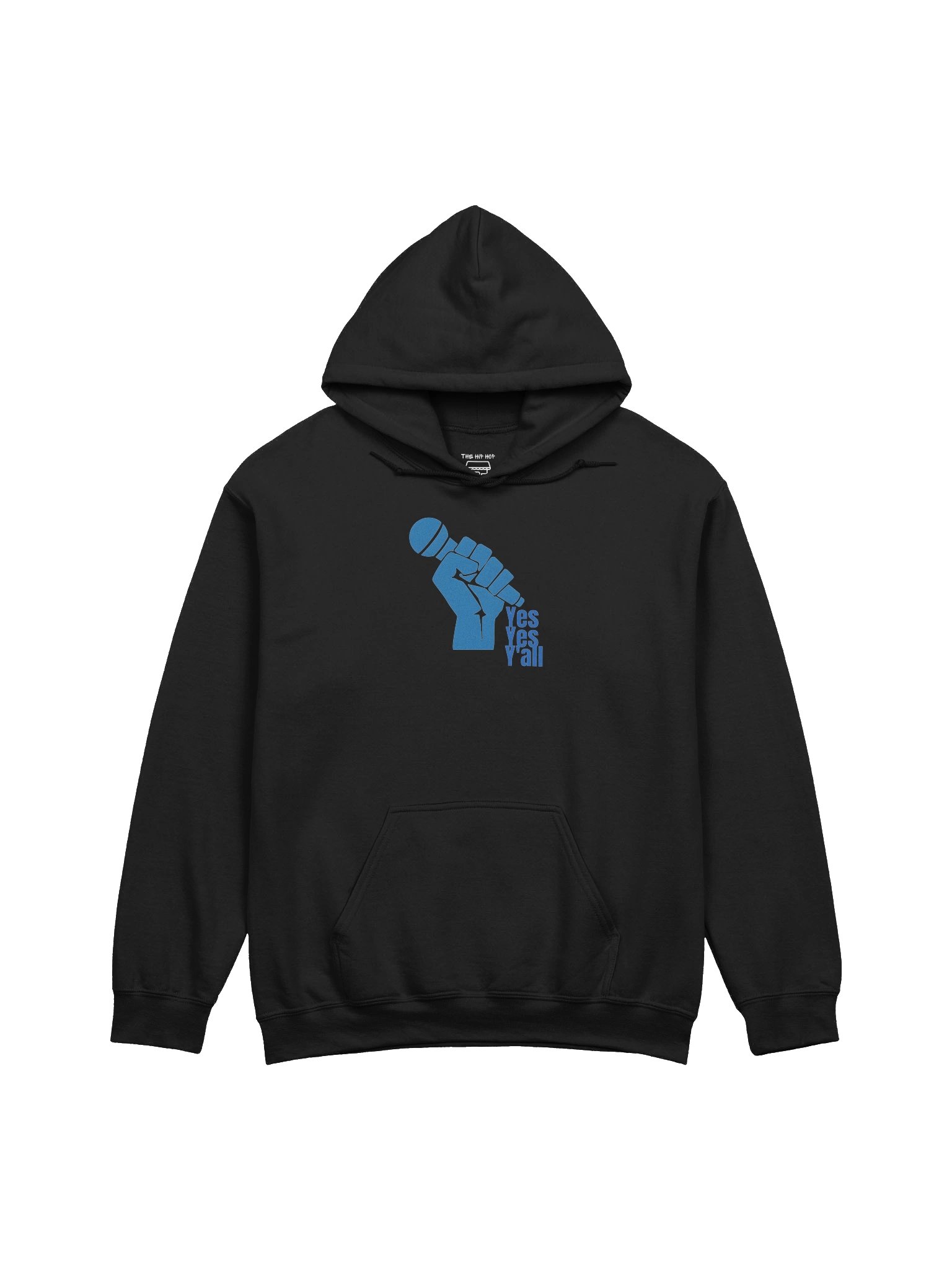Yes Yes Y’all Hip Hop Hoodie – Microphone Fist Graphic Pullover product image (1)
